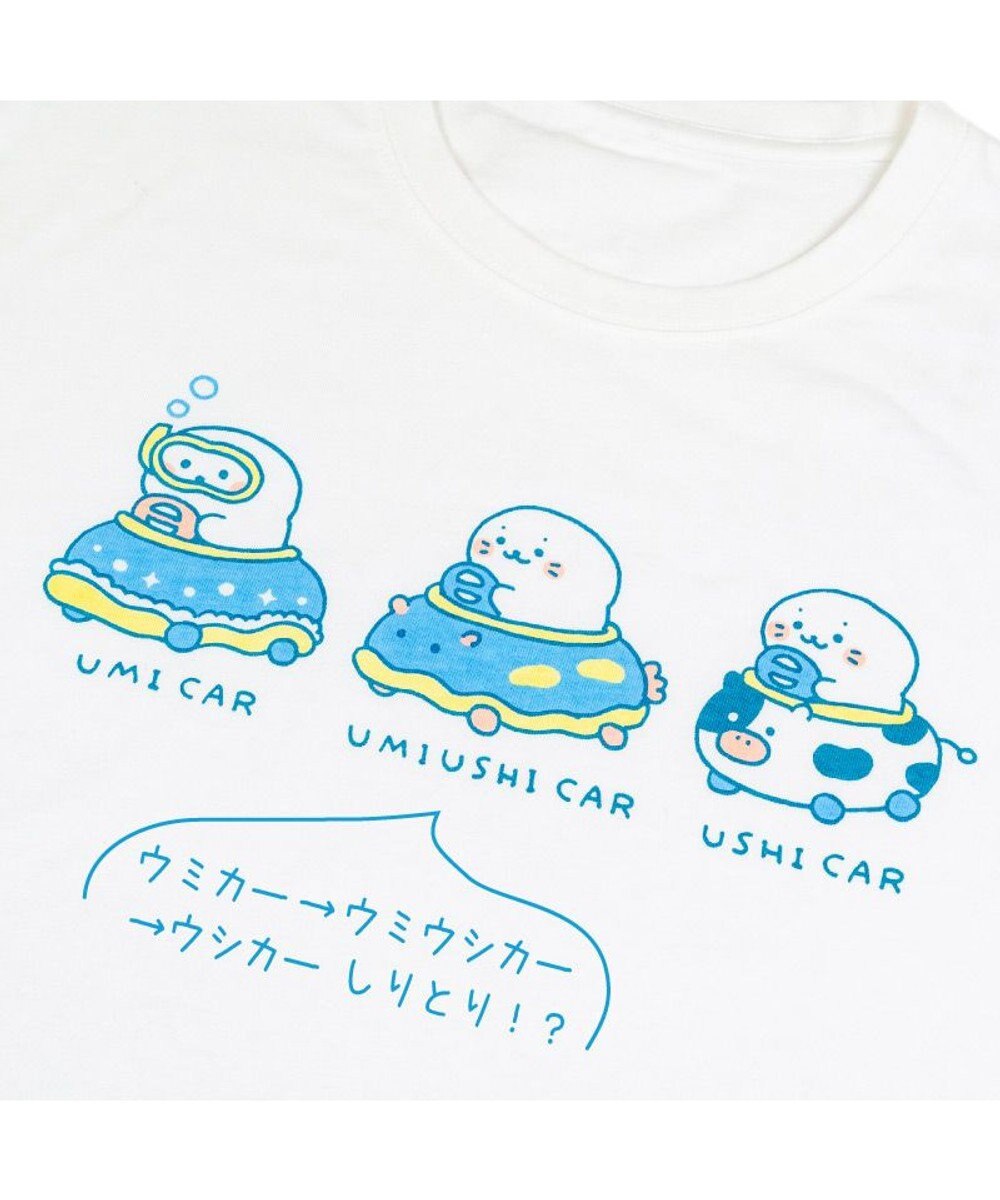 Mother garden しろたん 半袖 Ｔシャツ 《ウミウシ＆イカー》 ユニセックス 