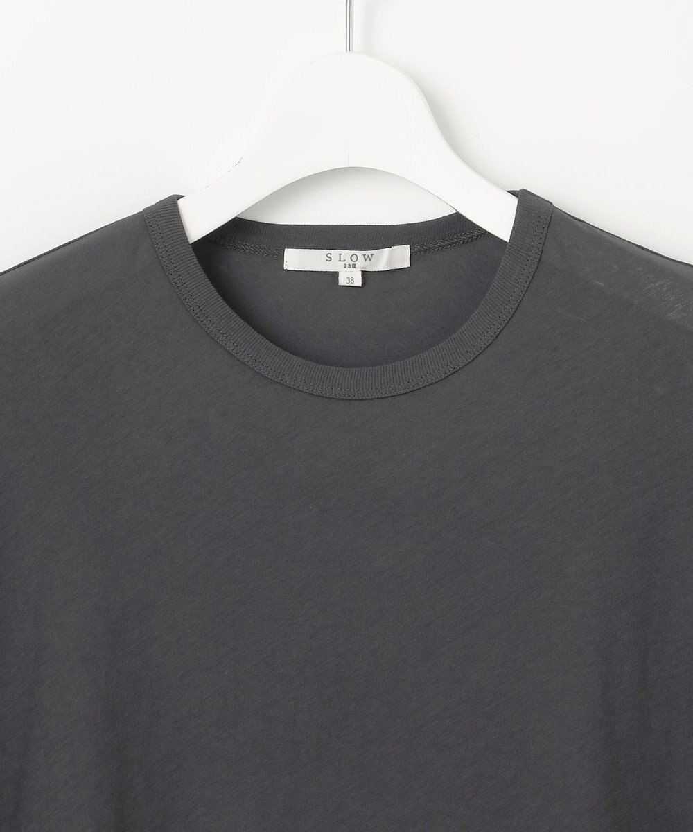 23区 【SLOW/WEB限定】シアーツイストシングルジャージー Tシャツ 