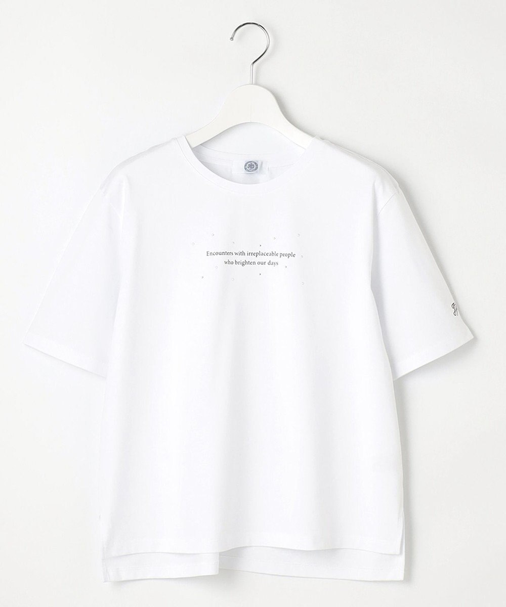 J.PRESS LADIES 【洗える】ロゴTEE カットソー 