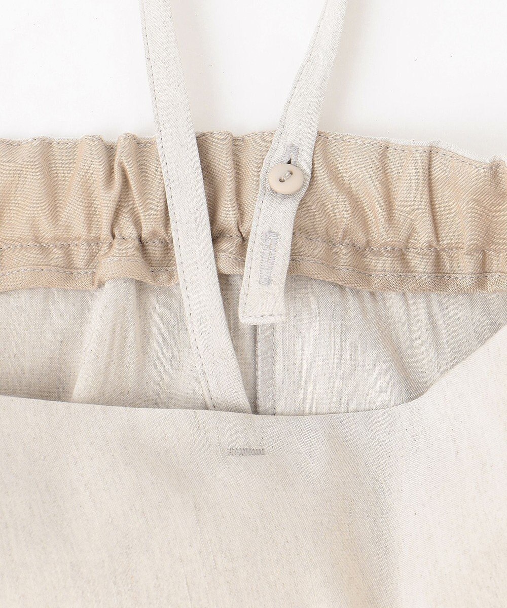 23区 L 【洗える】リネンレーヨンストレッチ キャミソール ブラウス 