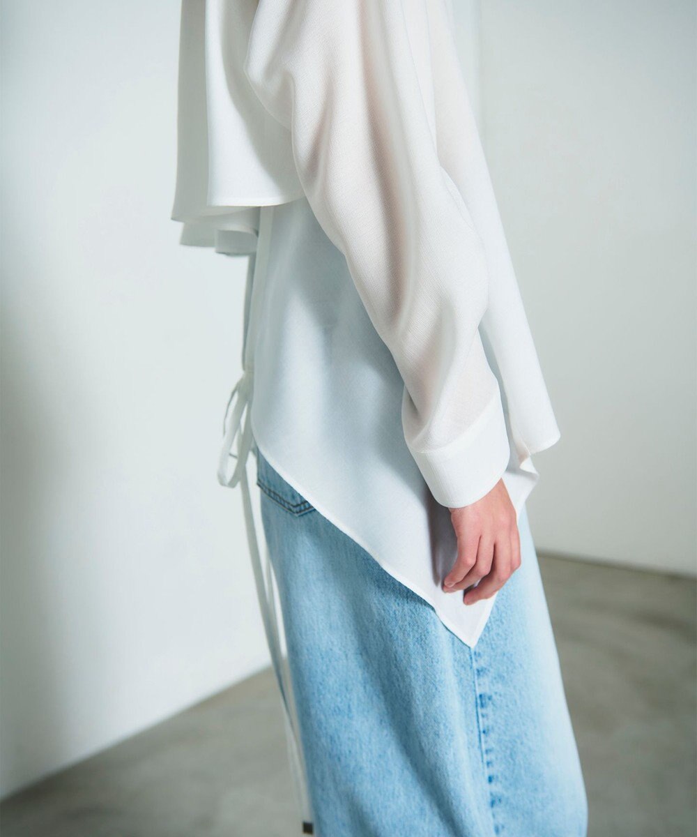 GRACE CONTINENTAL バックシャンオーバーシャツ 