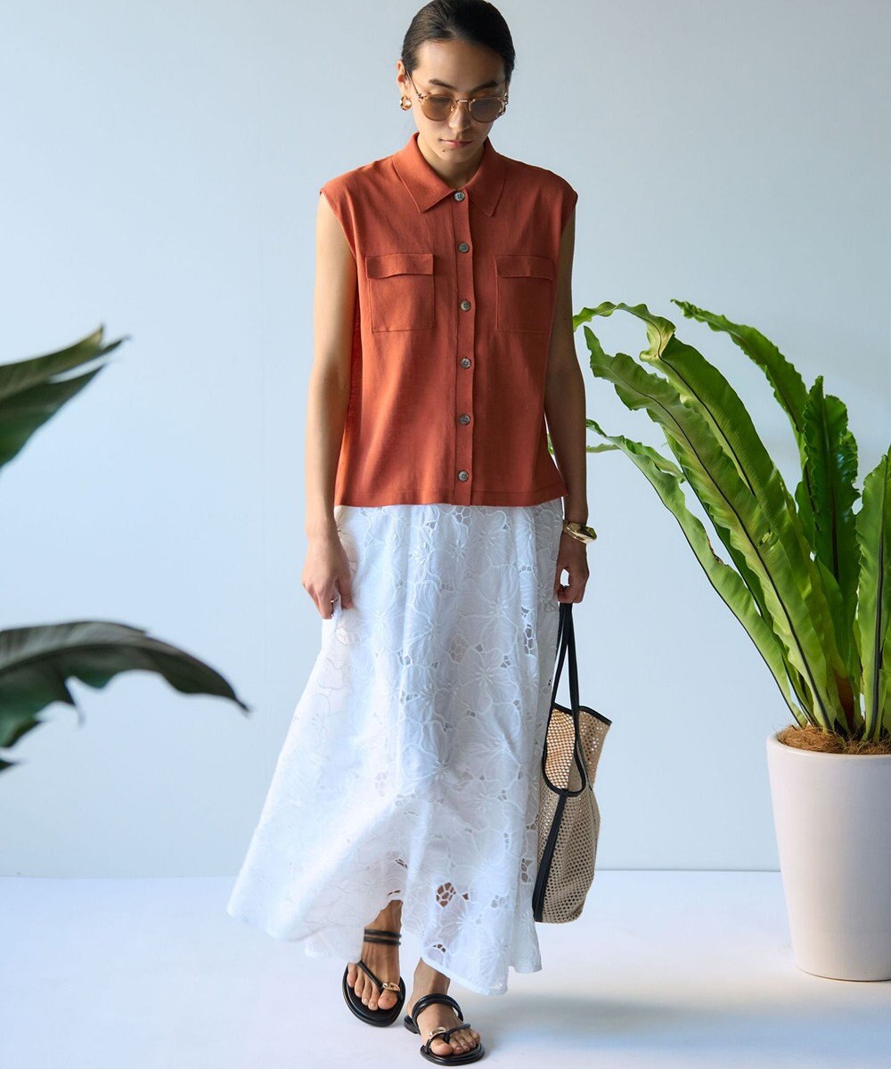 23区 【先行予約】メッシュコンビ ポーチ付き トートバッグ 