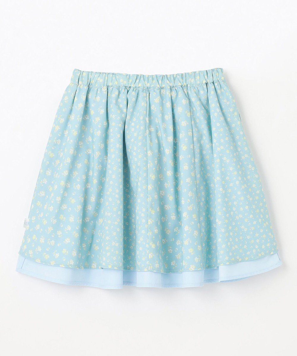 組曲 KIDS 【150-160㎝】フラワーパッチワークスカート 