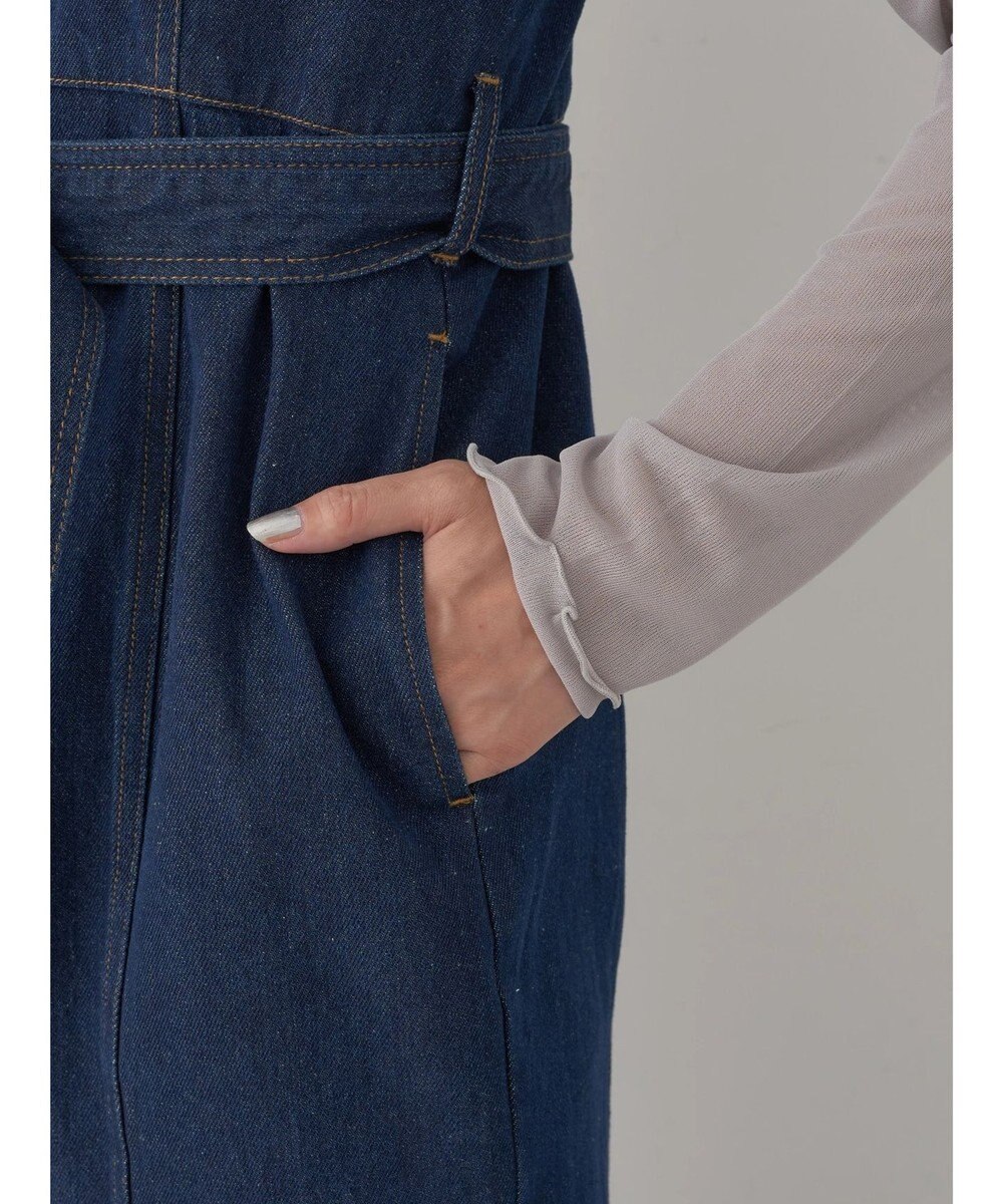 earth music&ecology マーメイドデニムジャンスカ 