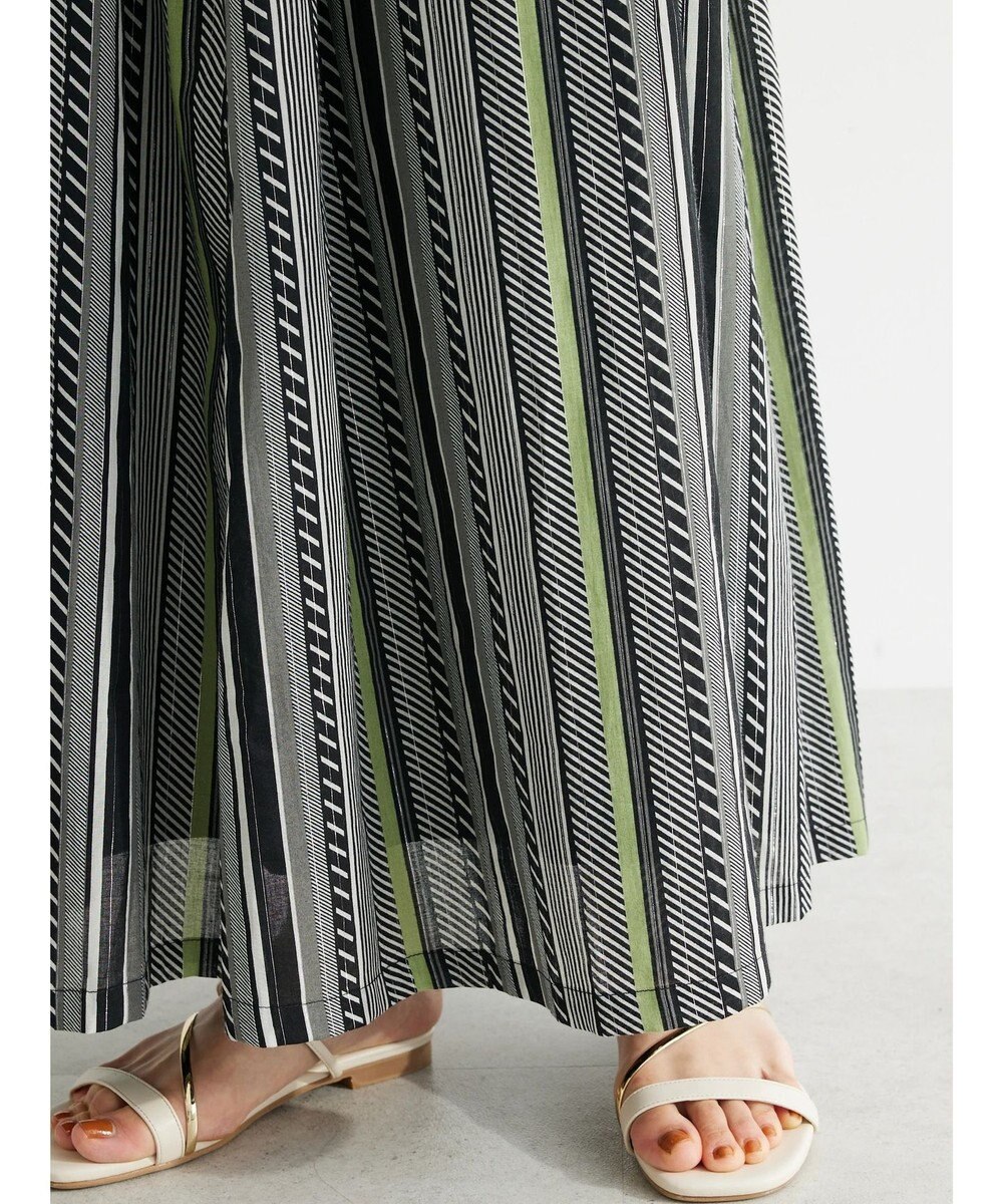 Green Parks ・ＥＬＥＮＣＡＲＥ　ＤＵＥ　マルチストライプスカート 