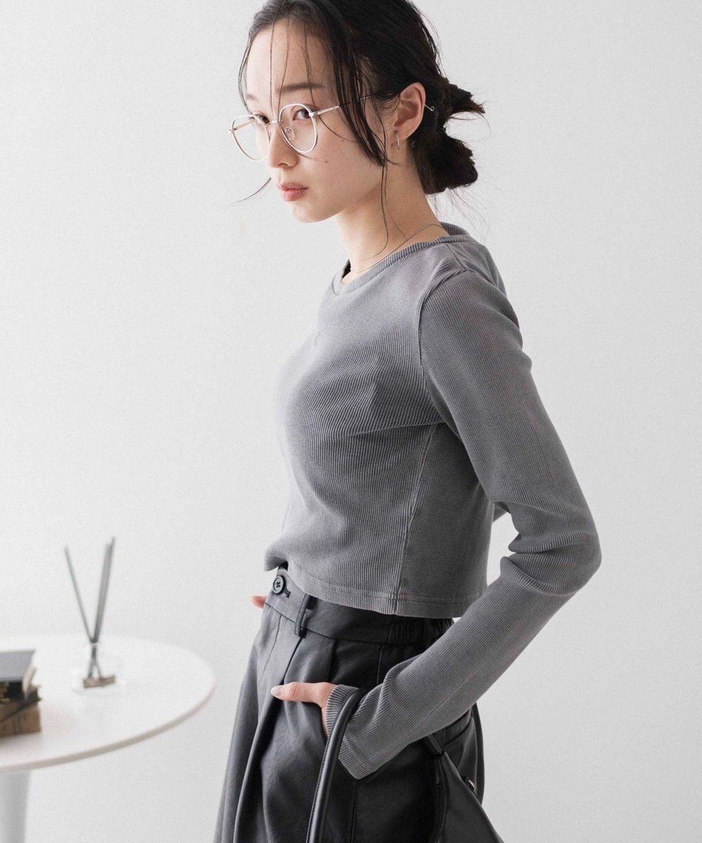 WEGO ヴィンテージウォッシュリブロンT 