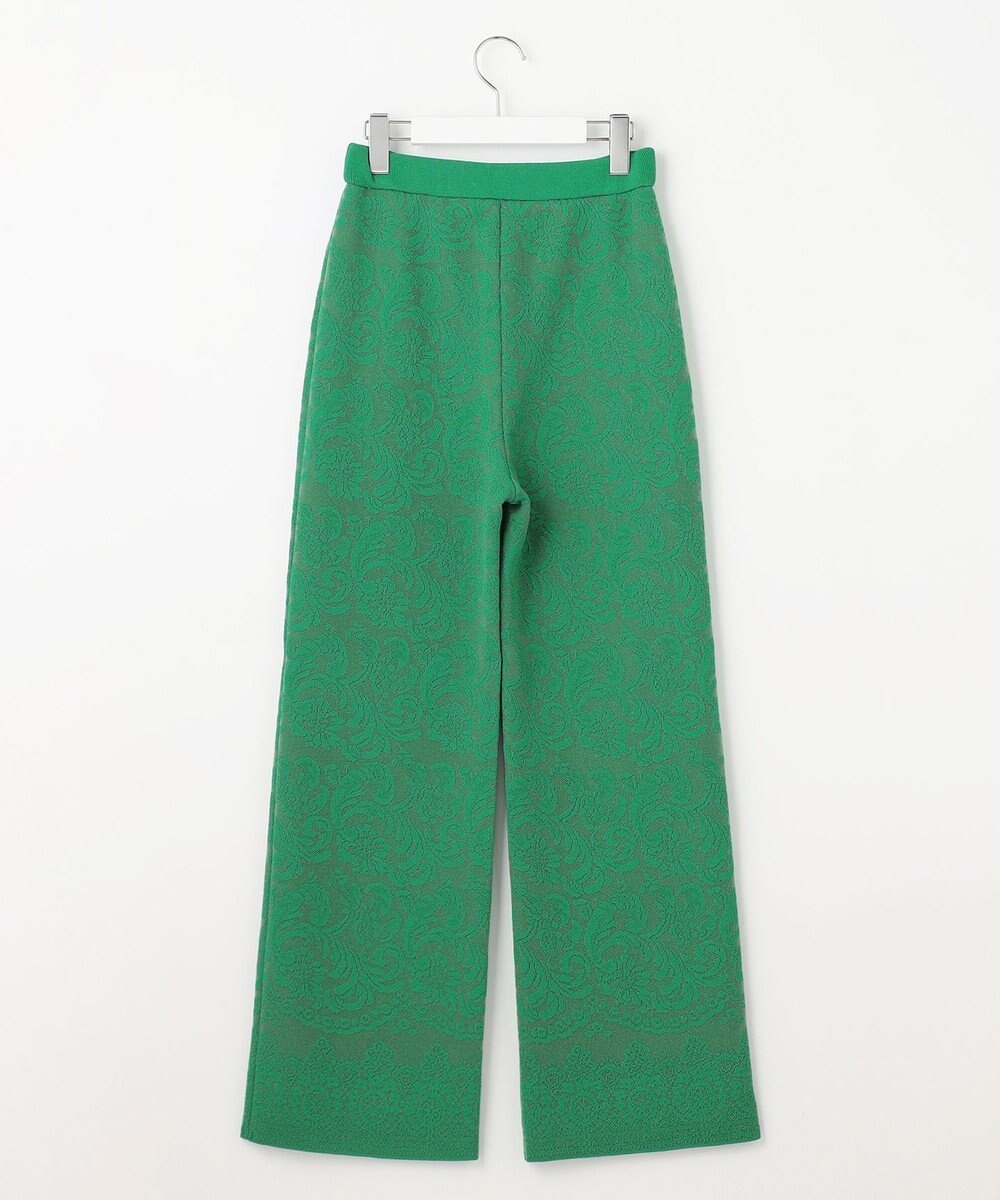 自由区 【Premium Collection】レースジャガードニット パンツ 