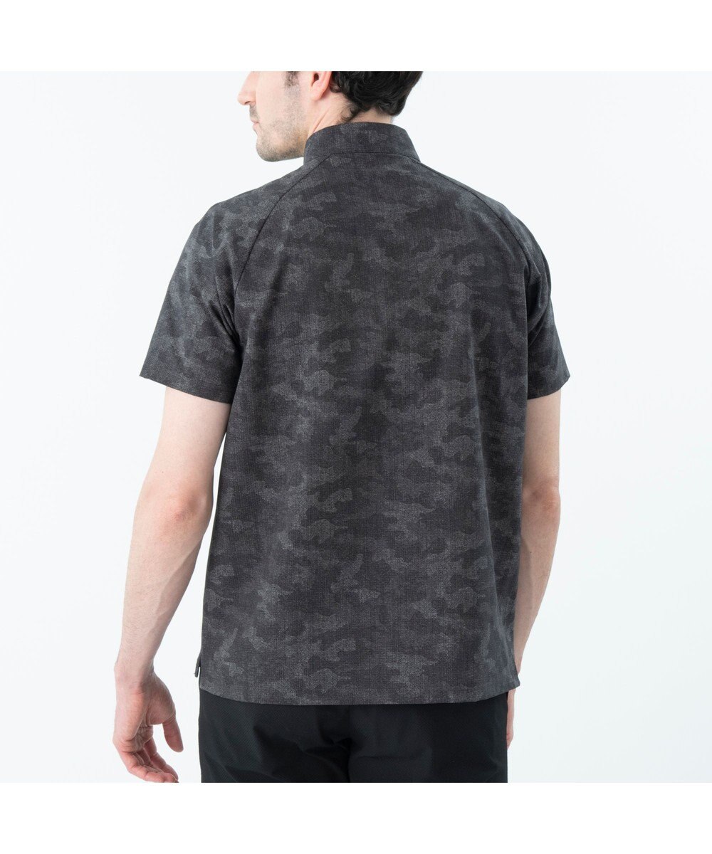 ZERO HALLIBURTON クールドッツ カモ柄モックネックTシャツ ZHG-M6S6b 85192 