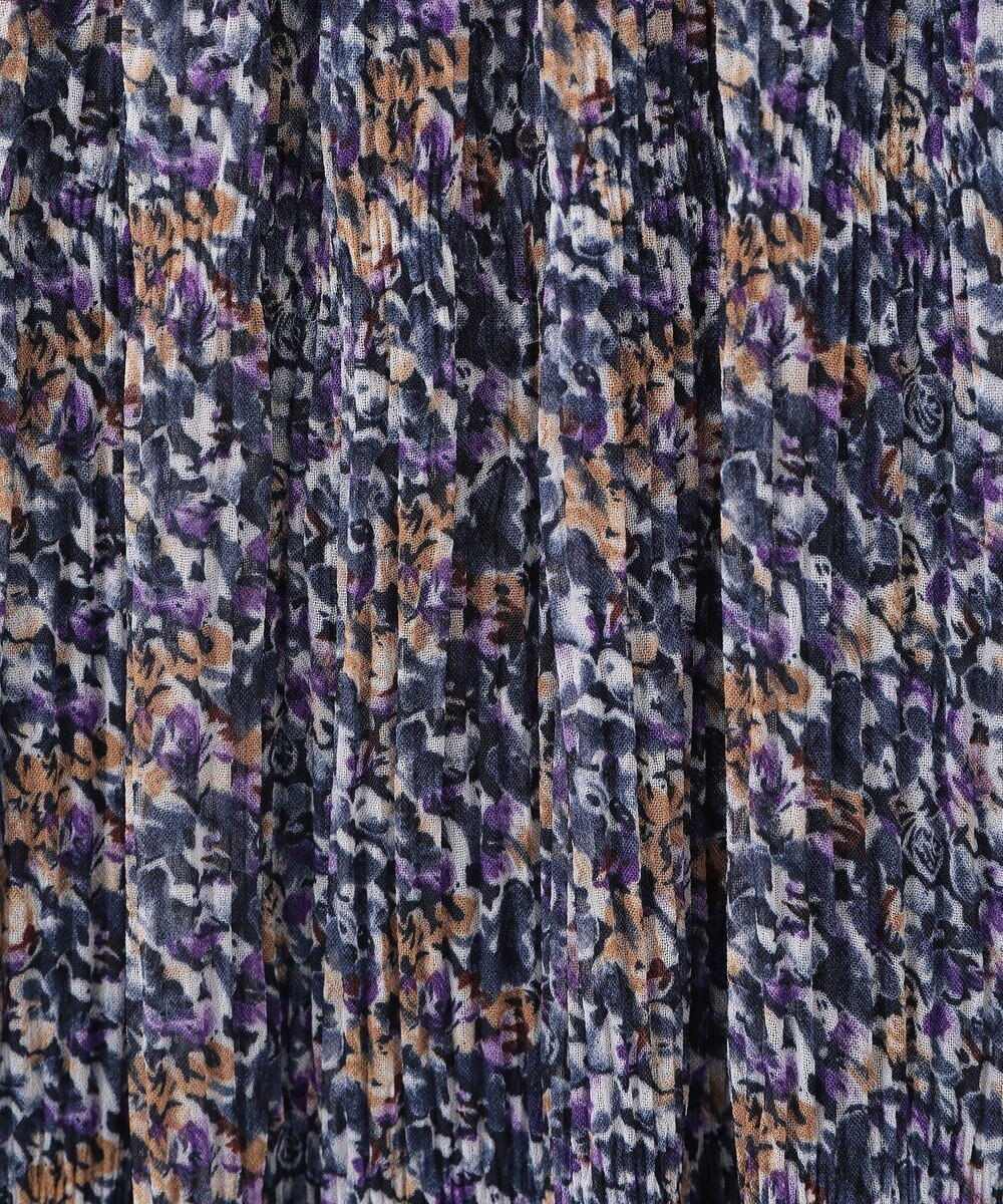 Green Parks マジョリカプリーツ柄スカート 