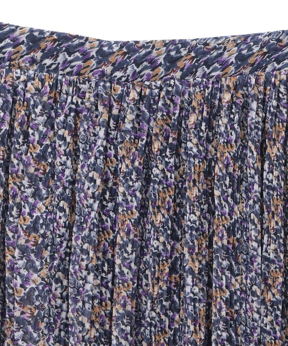 Green Parks マジョリカプリーツ柄スカート 