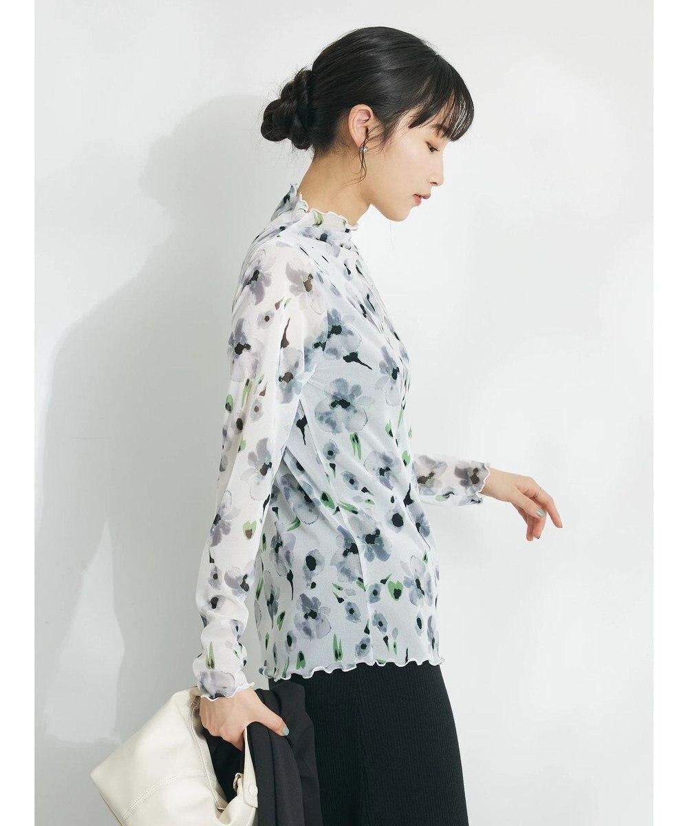 CRAFT STANDARD BOUTIQUE プリント柄スタンドネックプルオーバー 