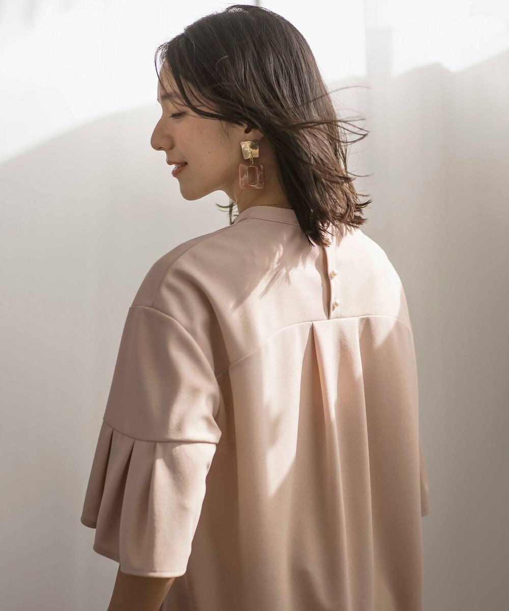 組曲 【UVケア・接触冷感】ライトアムンゼンジャージー袖フレア トップス 