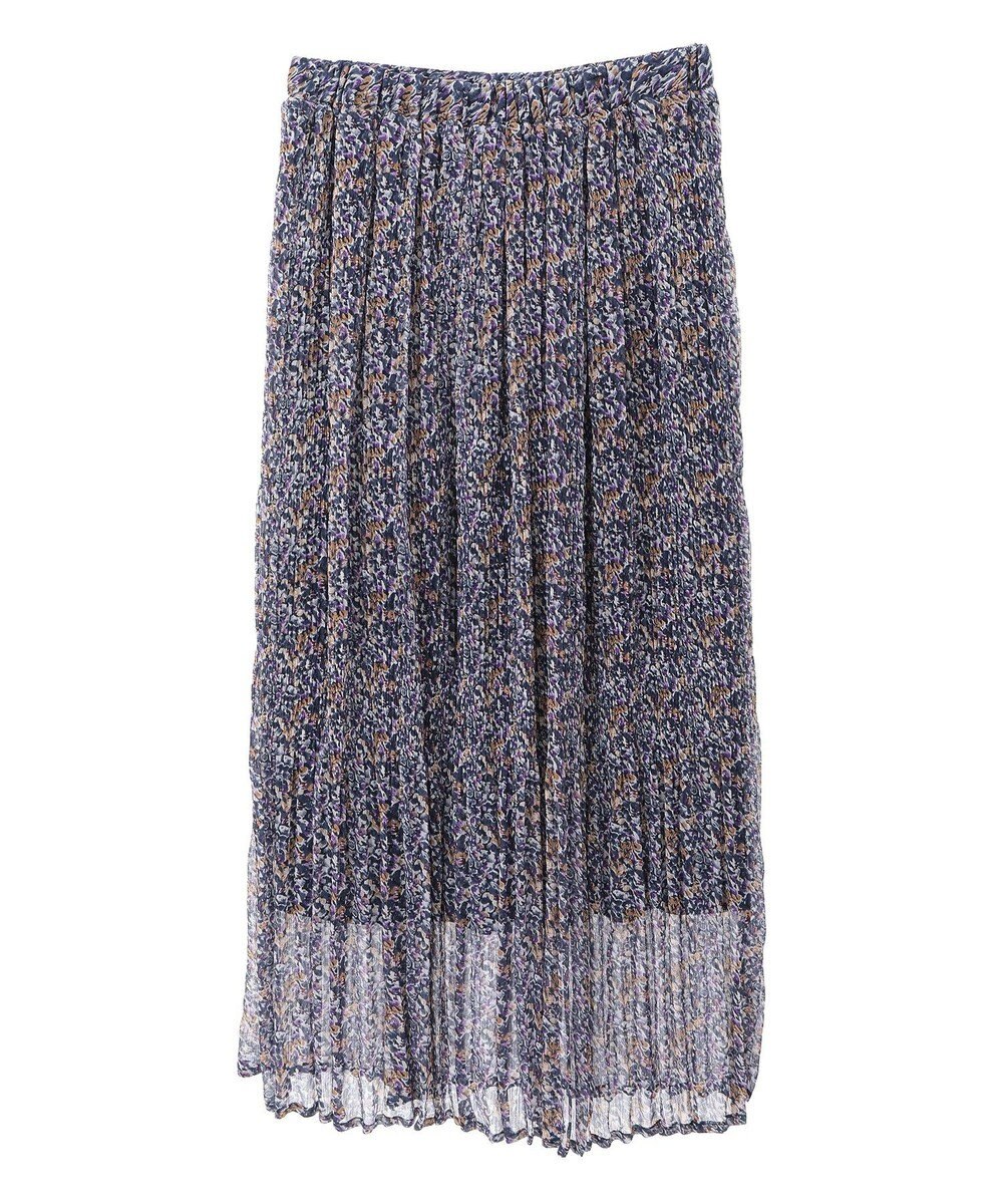 Green Parks マジョリカプリーツ柄スカート 