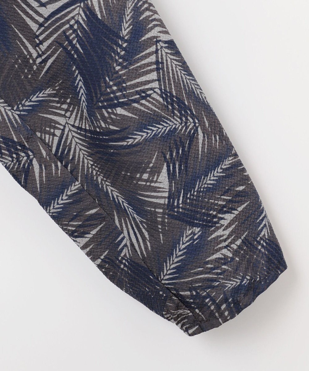 JOSEPH ABBOUD MOUNTAIN 【UNISEX】3Dエンボスリーフ パーカー 