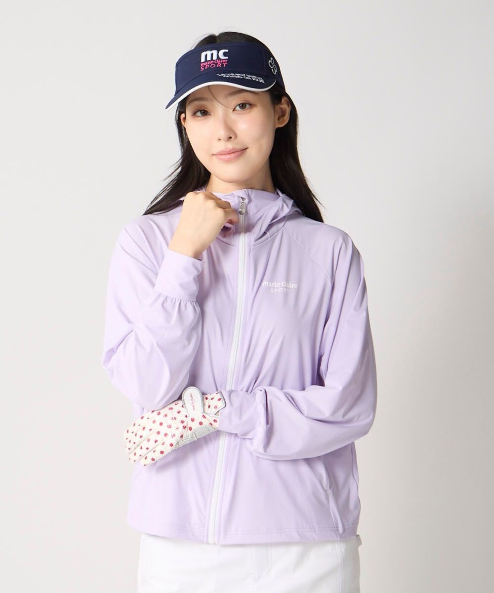 FILA GOLF／marie claire 【marie claire SPORT】スーパーナイロンクール｜フード付きUVラッシュガード 