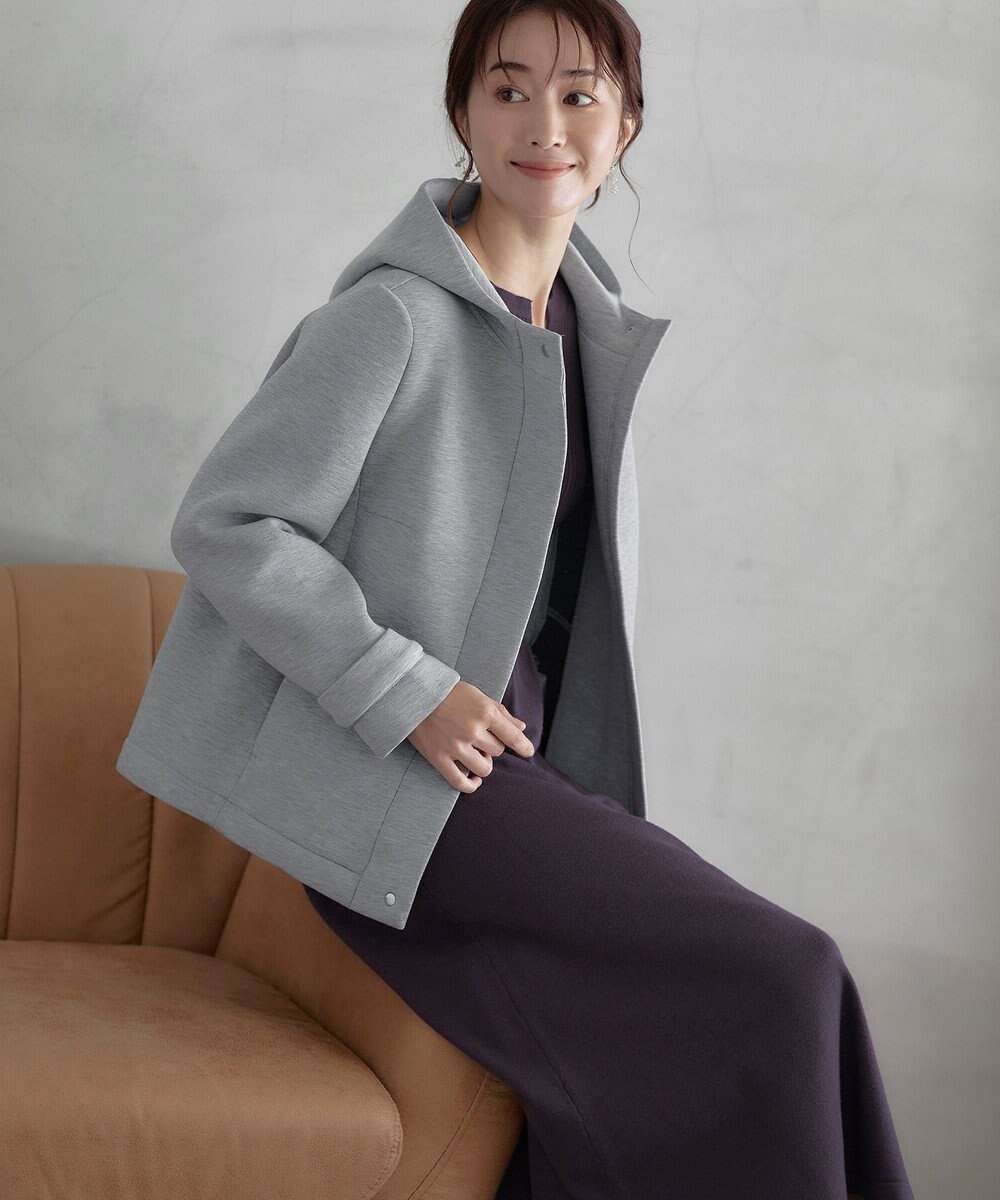 Tiaclasse 【洗える】パフ袖ニットワンピース 