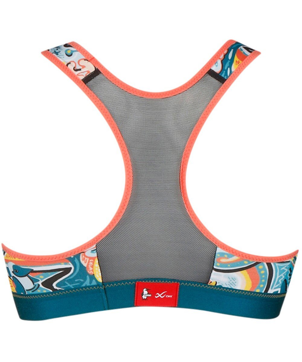 CW-X 【WOMEN】 CW-X 【CHUMS (チャムス)コラボ】 スポーツブラ スポーツゆれケアブラ 【スポーツ時のゆれからバストを守る】 ノンワイヤー トレーニング ジョギング レディース LNY120 /ワコール 