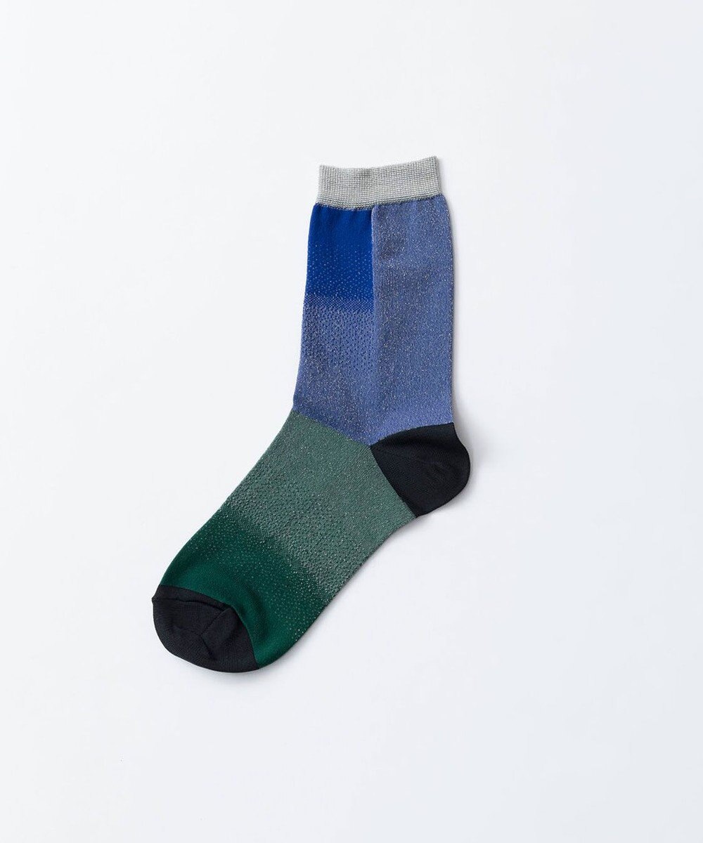 SQUARE GRADATION SOCKS／スクエアグラデーションソックス / TRICOTE