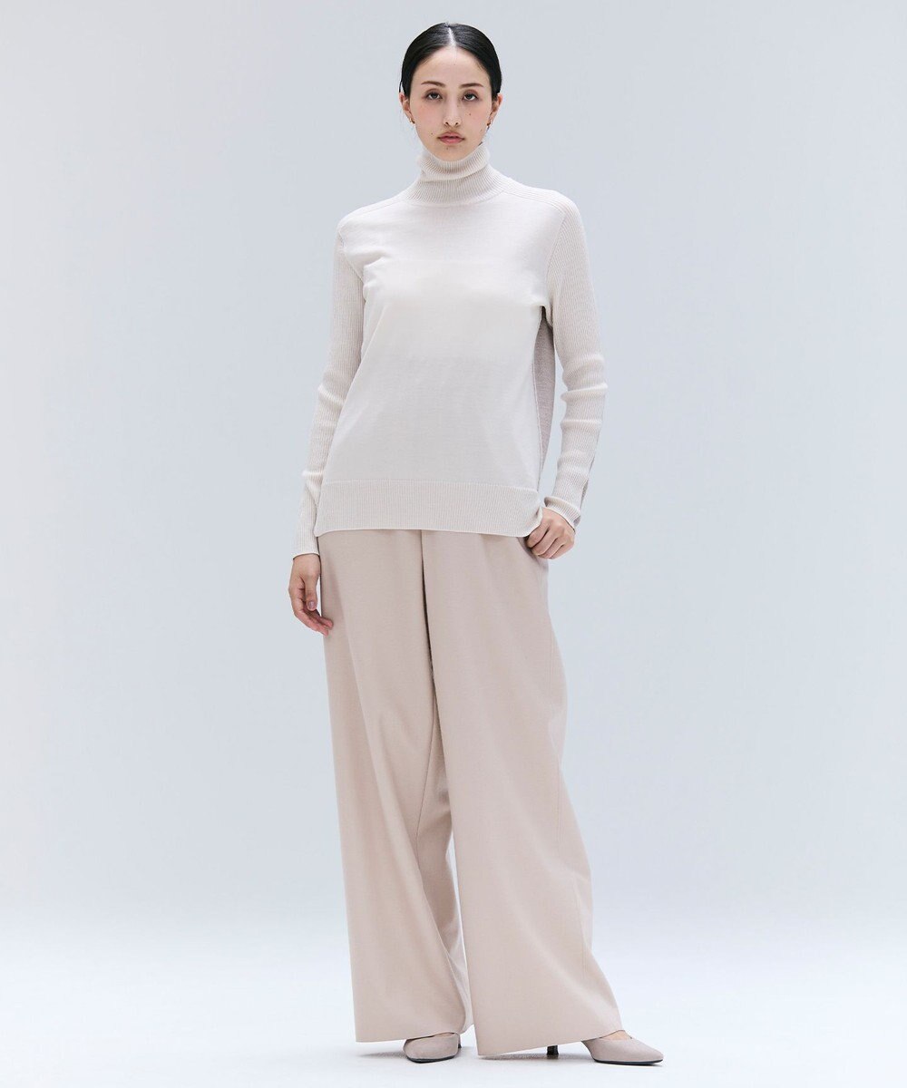 BEIGE， 【Lsize・セットアップ対応】CORBY / ウールイージーワイドパンツ 