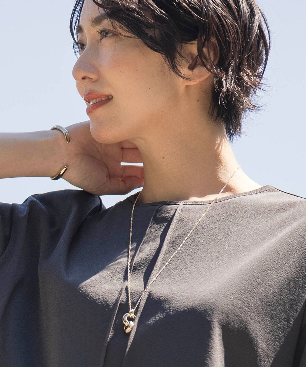 J.PRESS LADIES ビジューリング ネックレス 