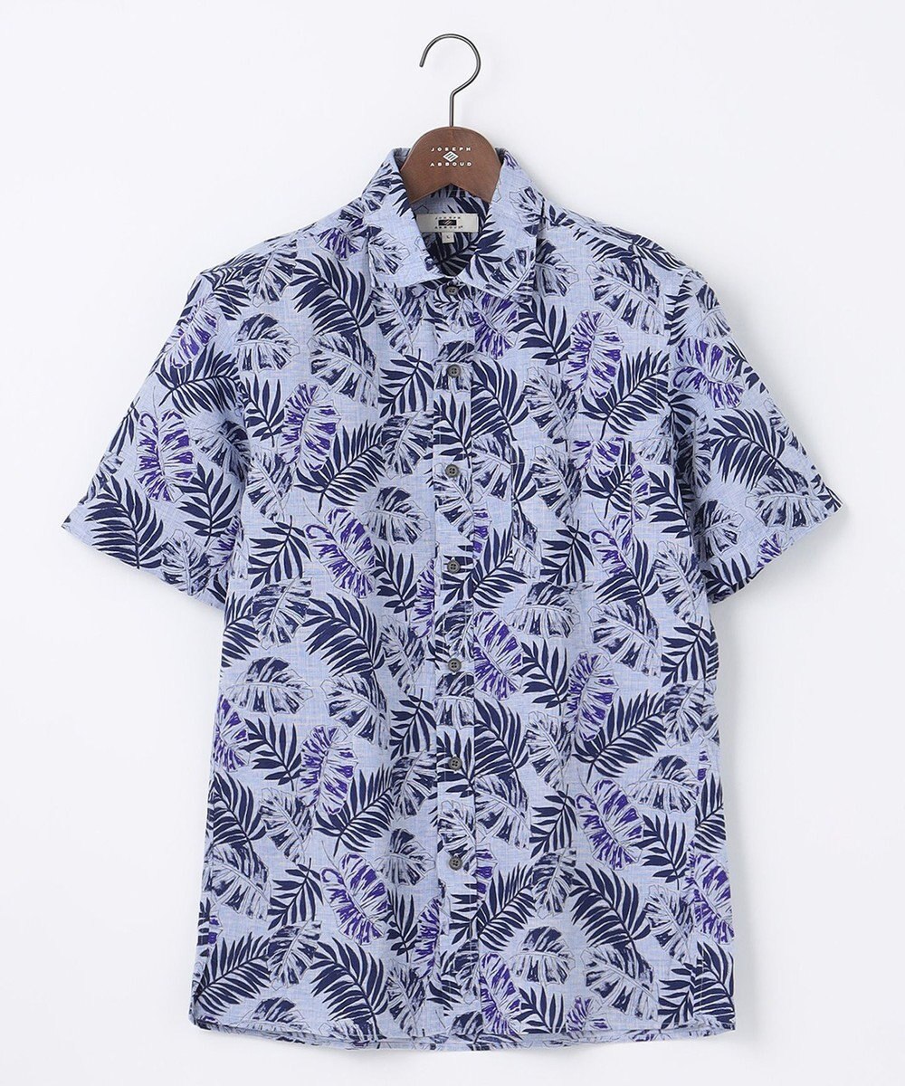 JOSEPH ABBOUD リヨセルリーフ 半袖シャツ 