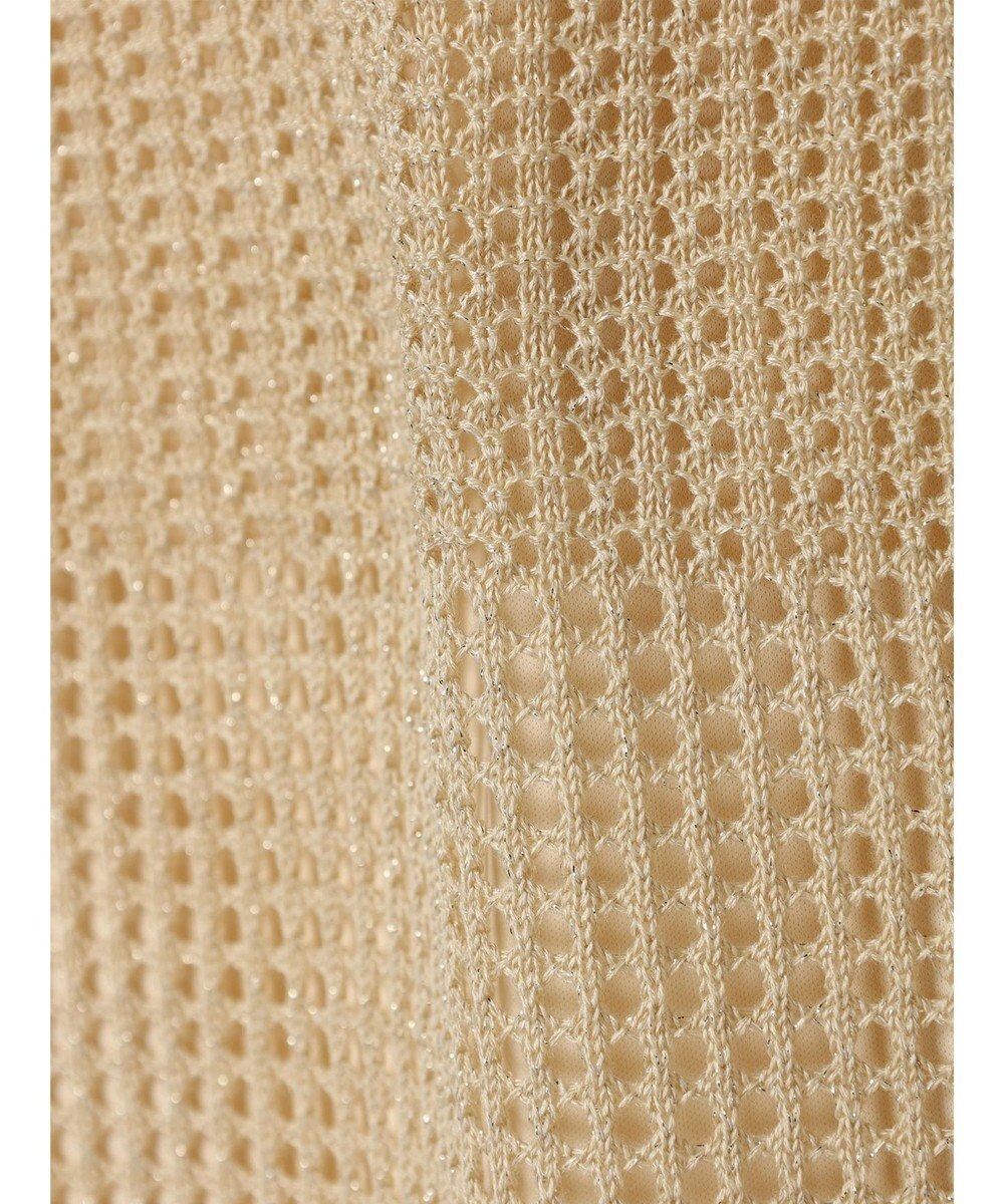 Green Parks ２ｗａｙ　メッシュ編みニットＩラインスカート（ペチ付き） 