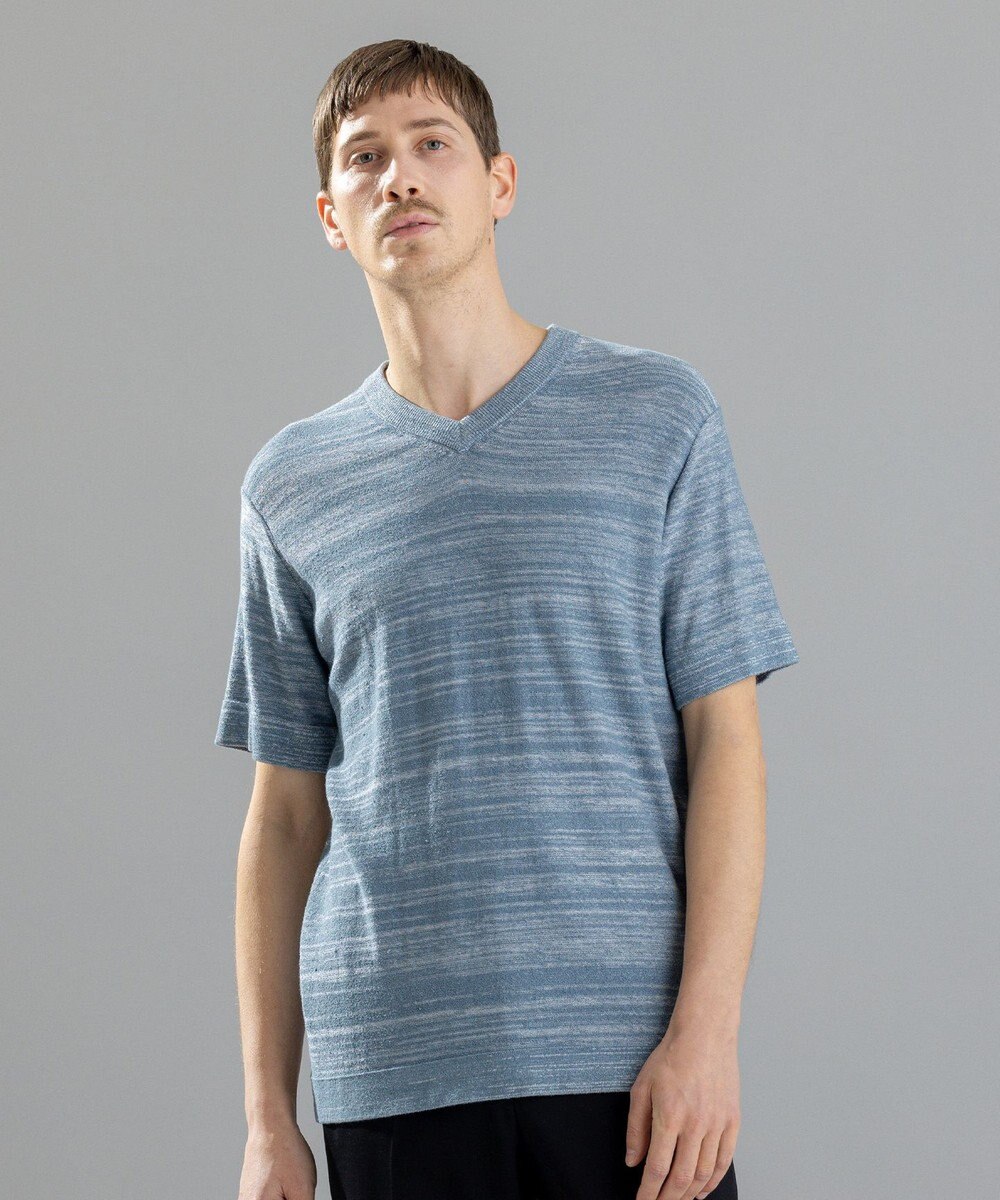 JOSEPH HOMME シャイニースラブブークレ　ニットＴシャツ 