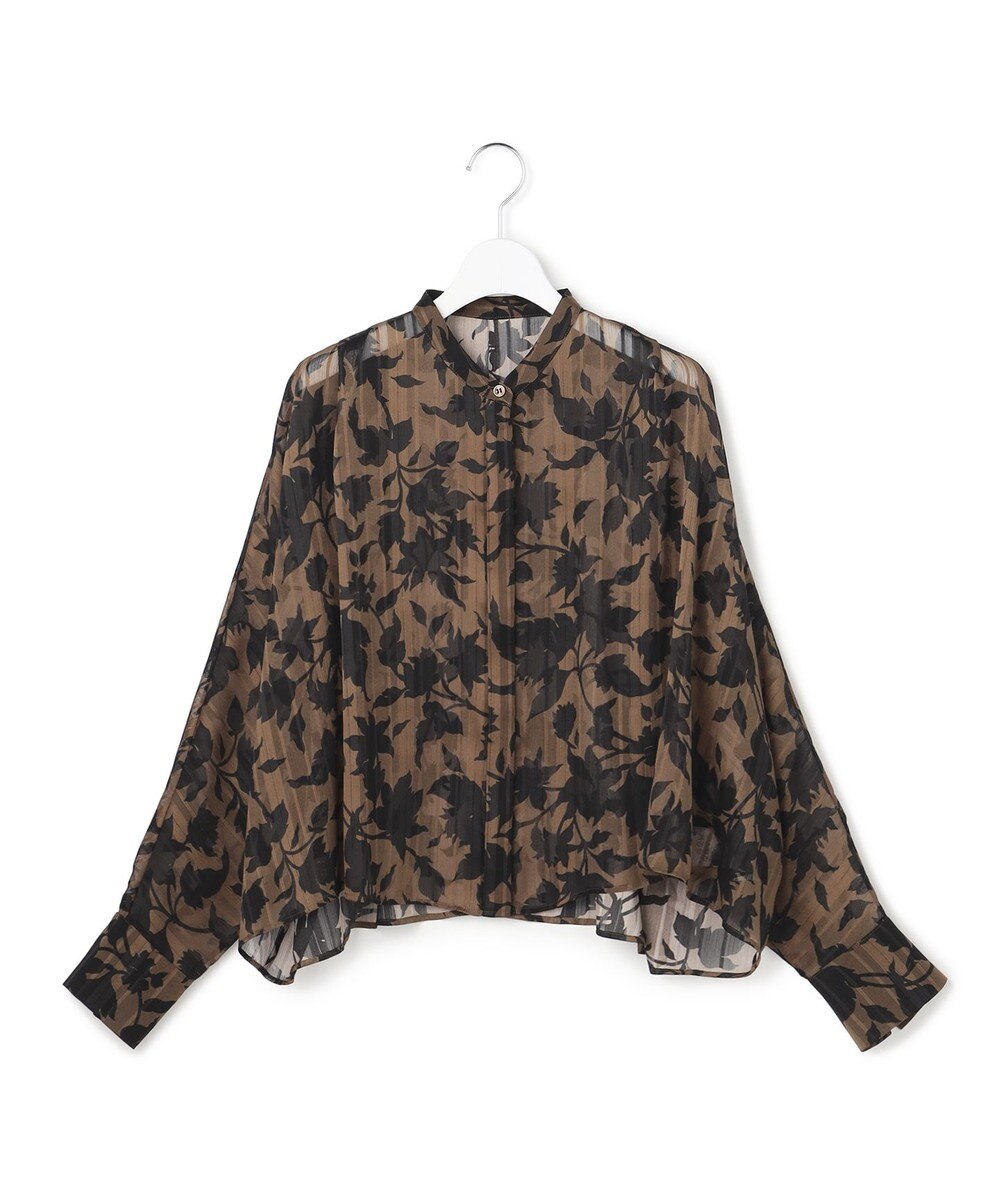 ICB 【30th ANNIVERSARY】 アーカイブフラワープリント ドルマンスリーブブラウス 