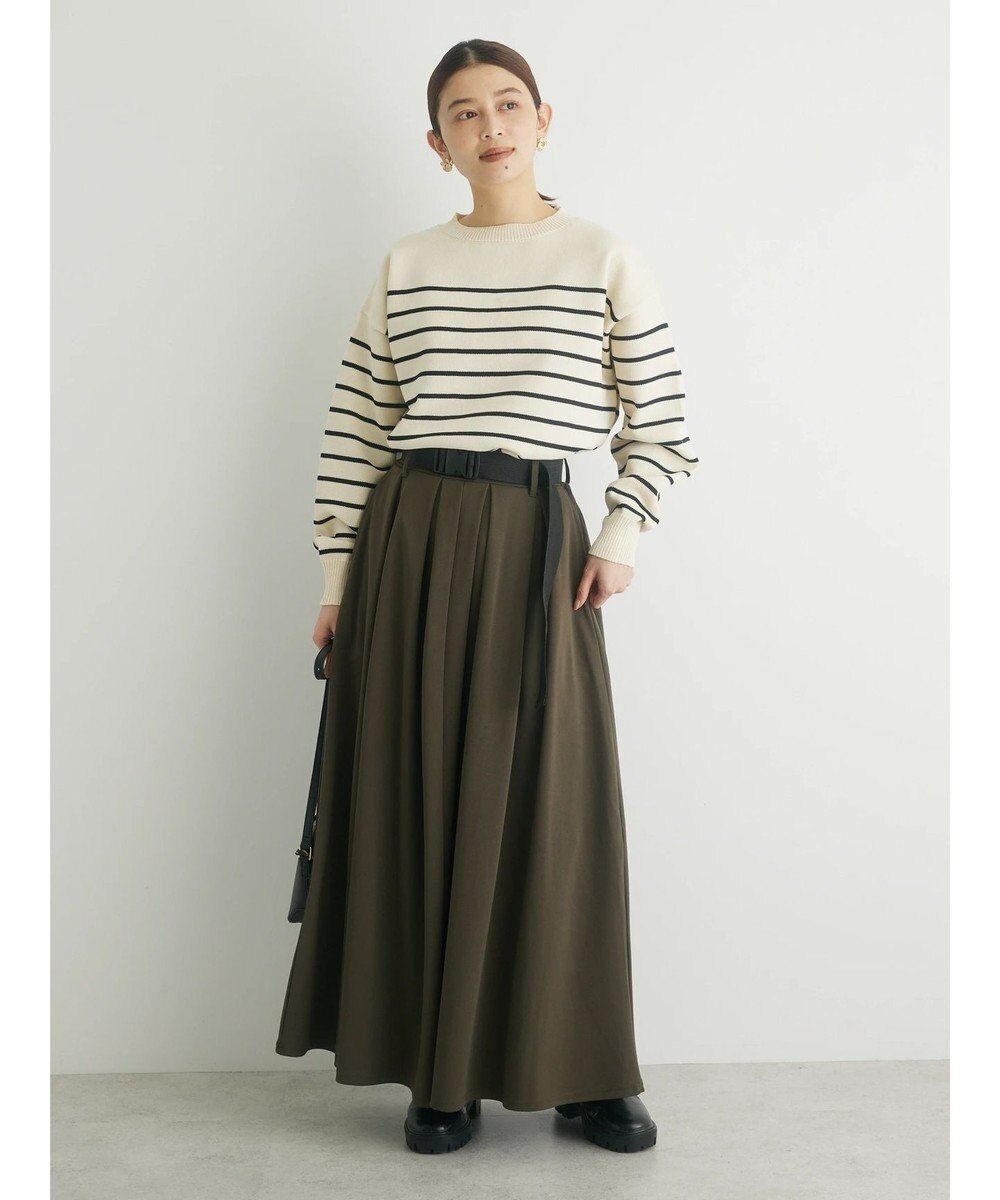 Green Parks ・ｎｏｖｅｍ９　ガチャベルト付フレアスカート 
