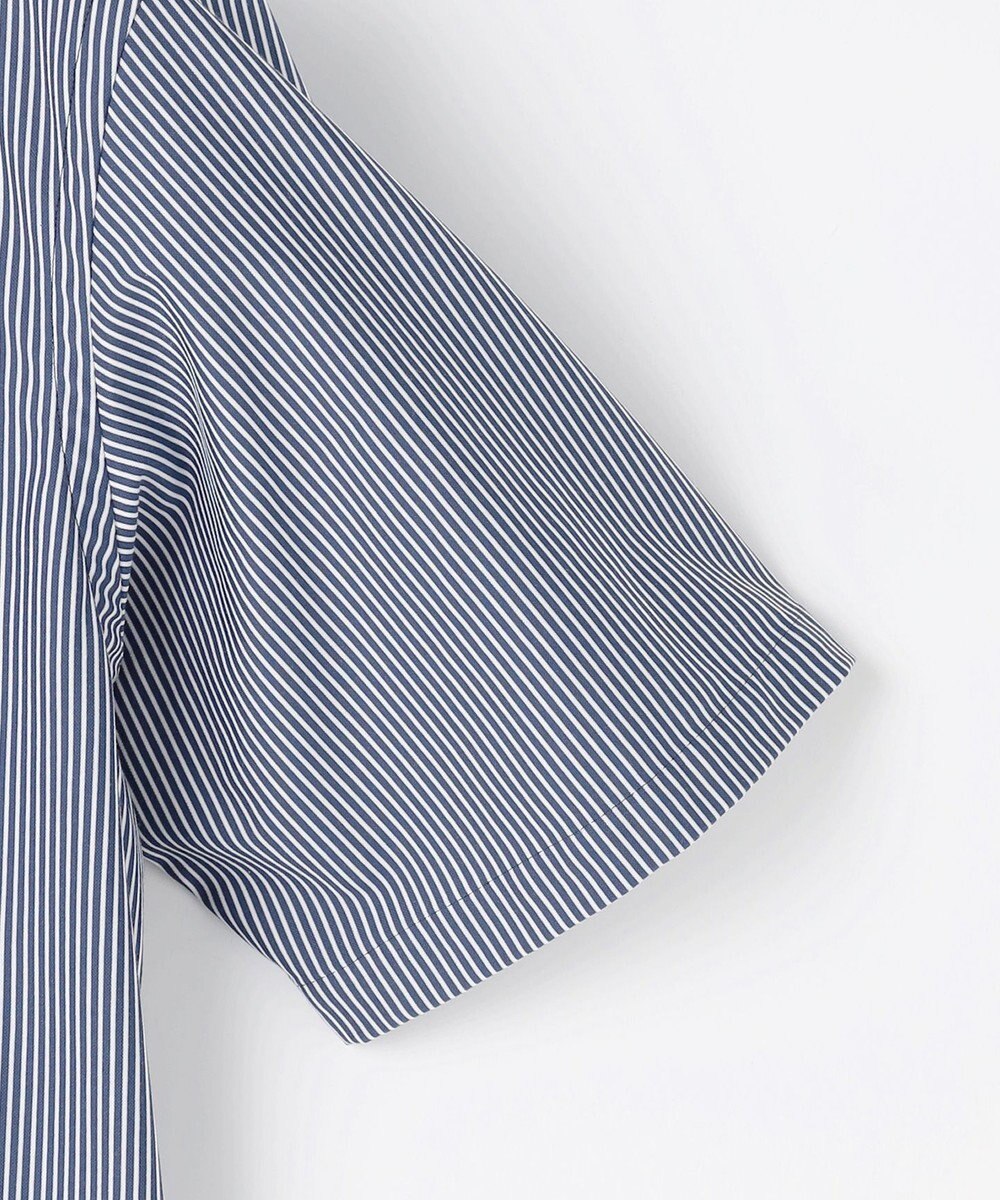 JOSEPH ABBOUD 【ジャージー素材・ストレッチ・イージーケア】コンパクトジャージーストライプシャツ 