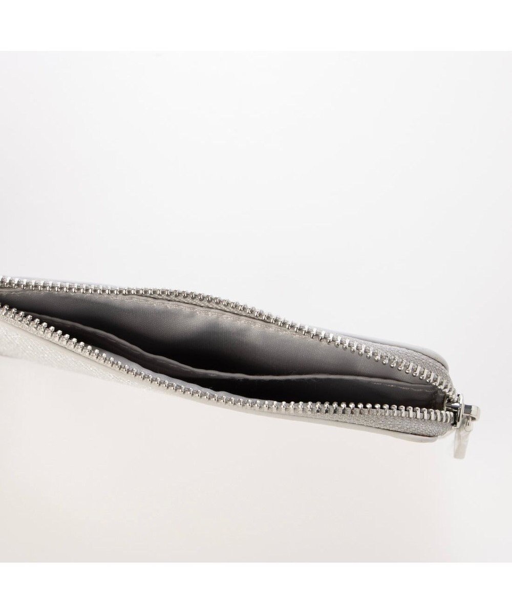 UNBILLION VERYコラボ カシュカシュ cachecache / カードケース付きメタリックトートバッグ 