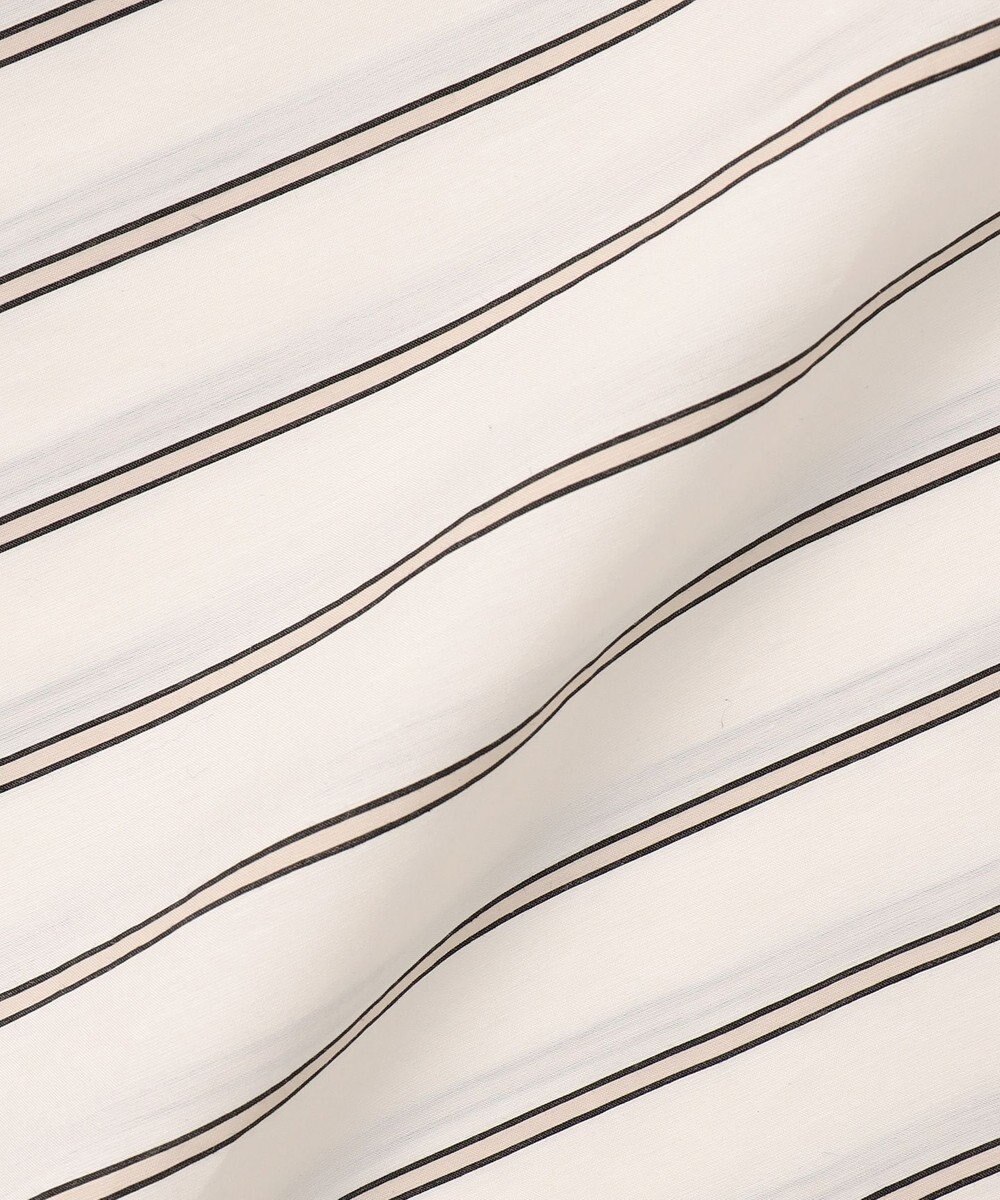 BEIGE， QUARTZ / 側章コンビ ストライプパンツ 