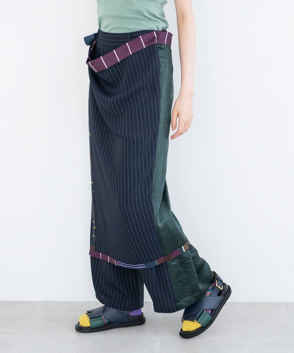 COQ MULTI WAY SAILER ラップスカート付きパンツ 