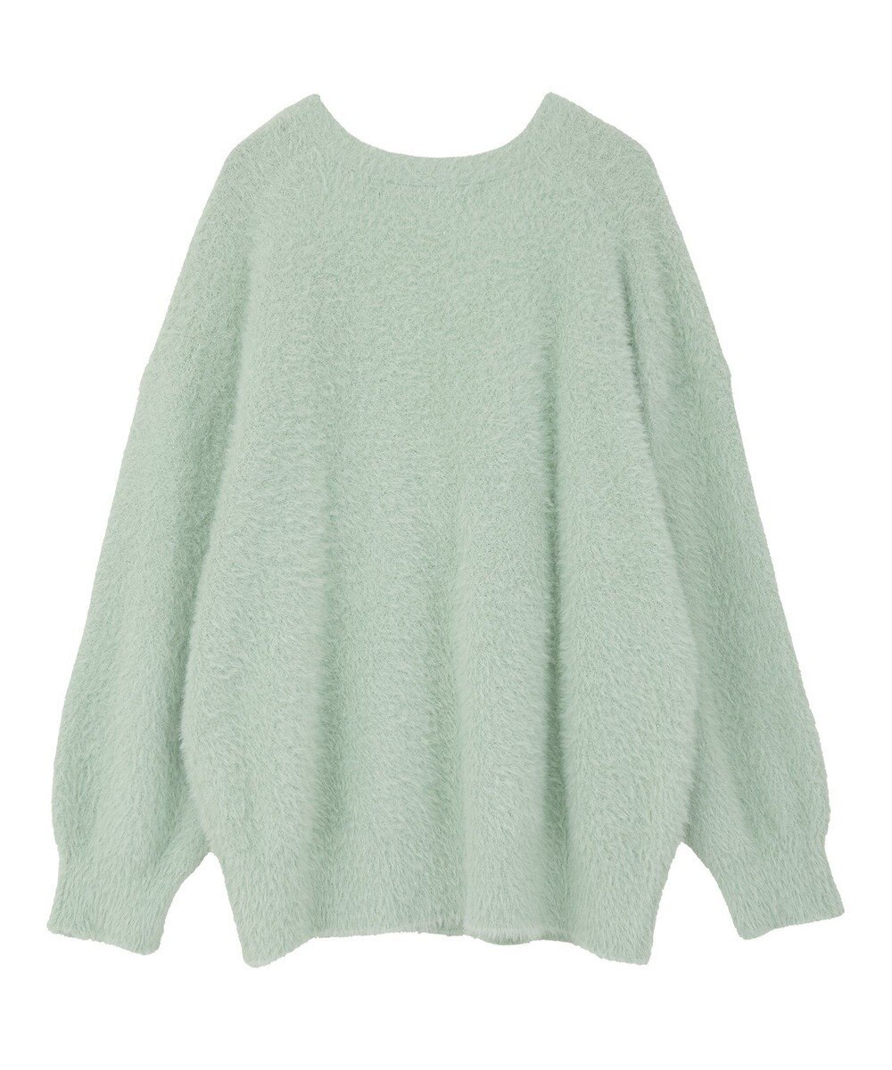 YECCA VECCA ラメシャギーカーディガン 