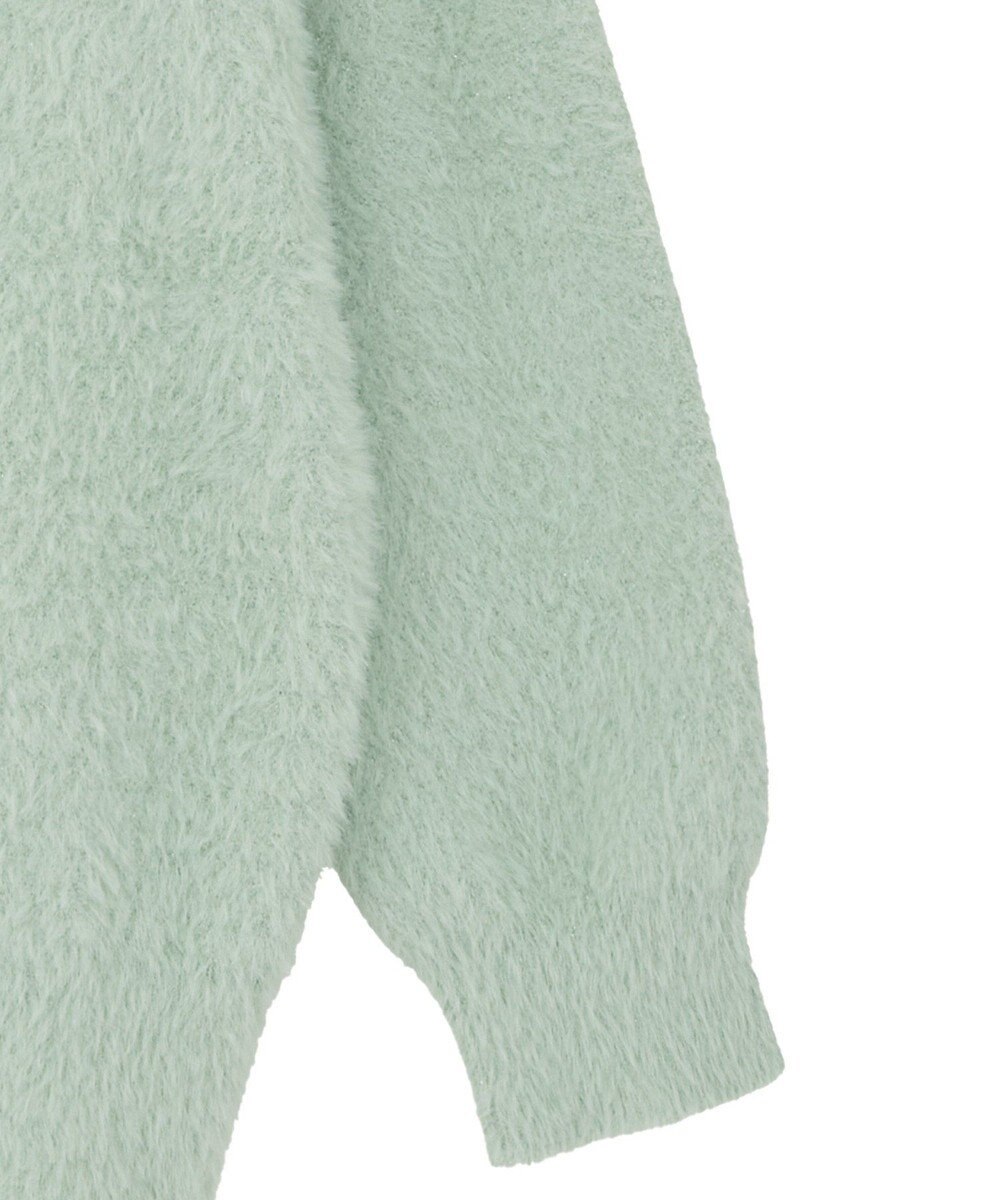 YECCA VECCA ラメシャギーカーディガン 