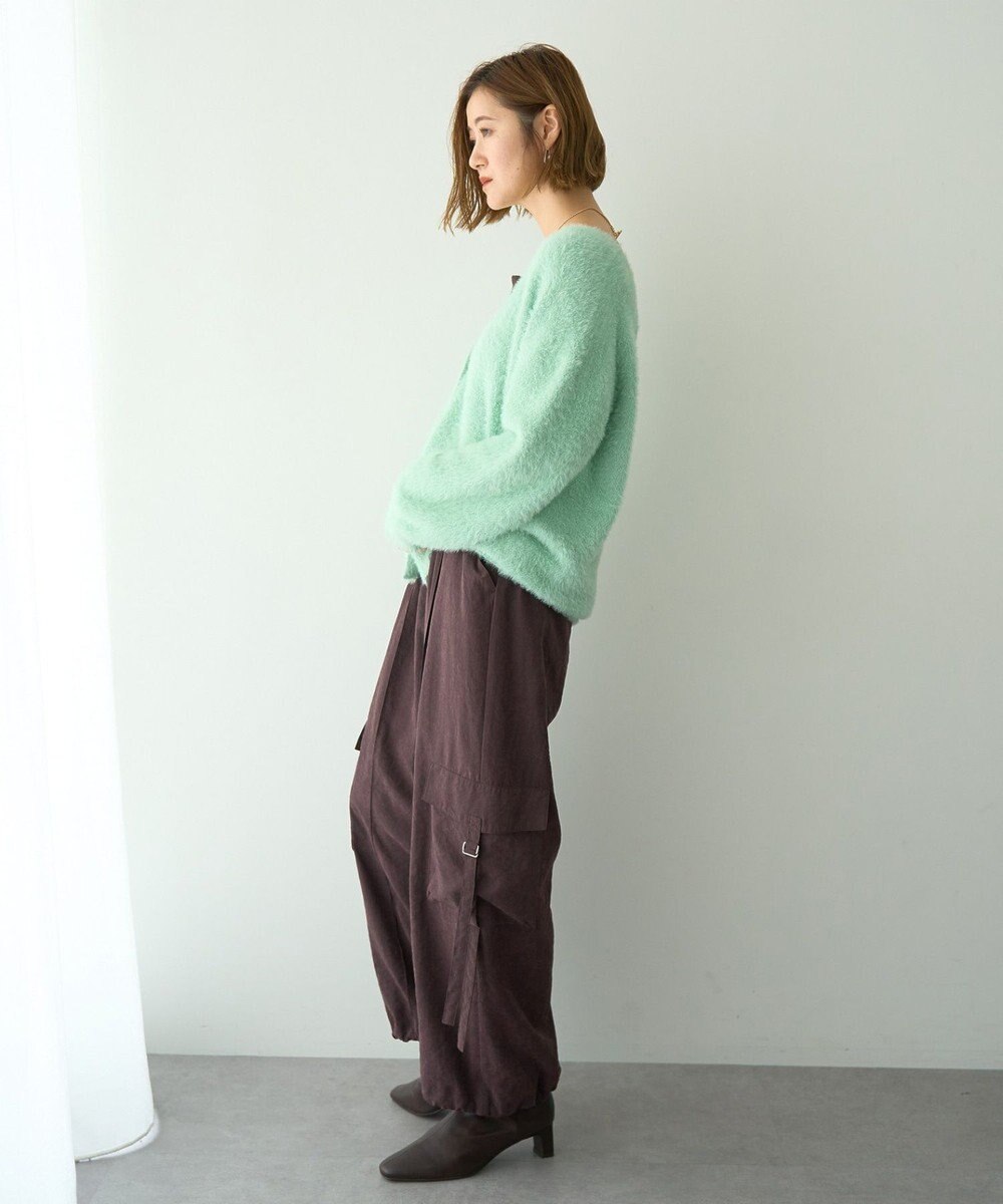 YECCA VECCA ラメシャギーカーディガン 