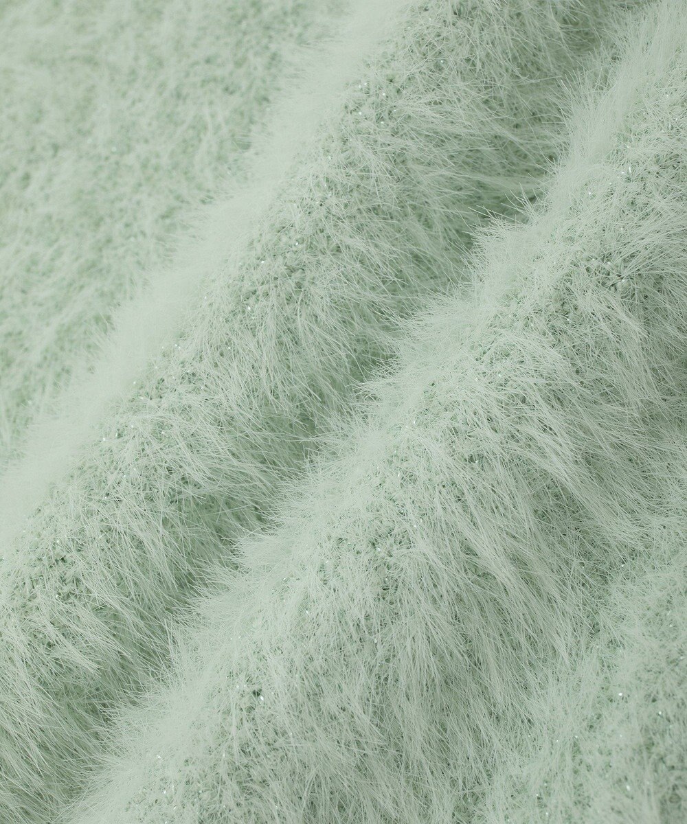 YECCA VECCA ラメシャギーカーディガン 