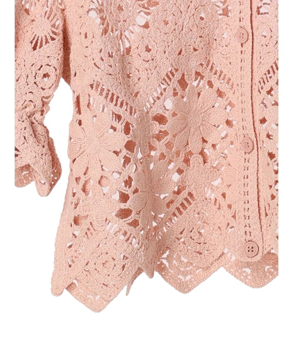 Green Parks ・ＳＵＧＡＲ　ＳＰＯＯＮ　２ｗａｙクロシェカーディガン 