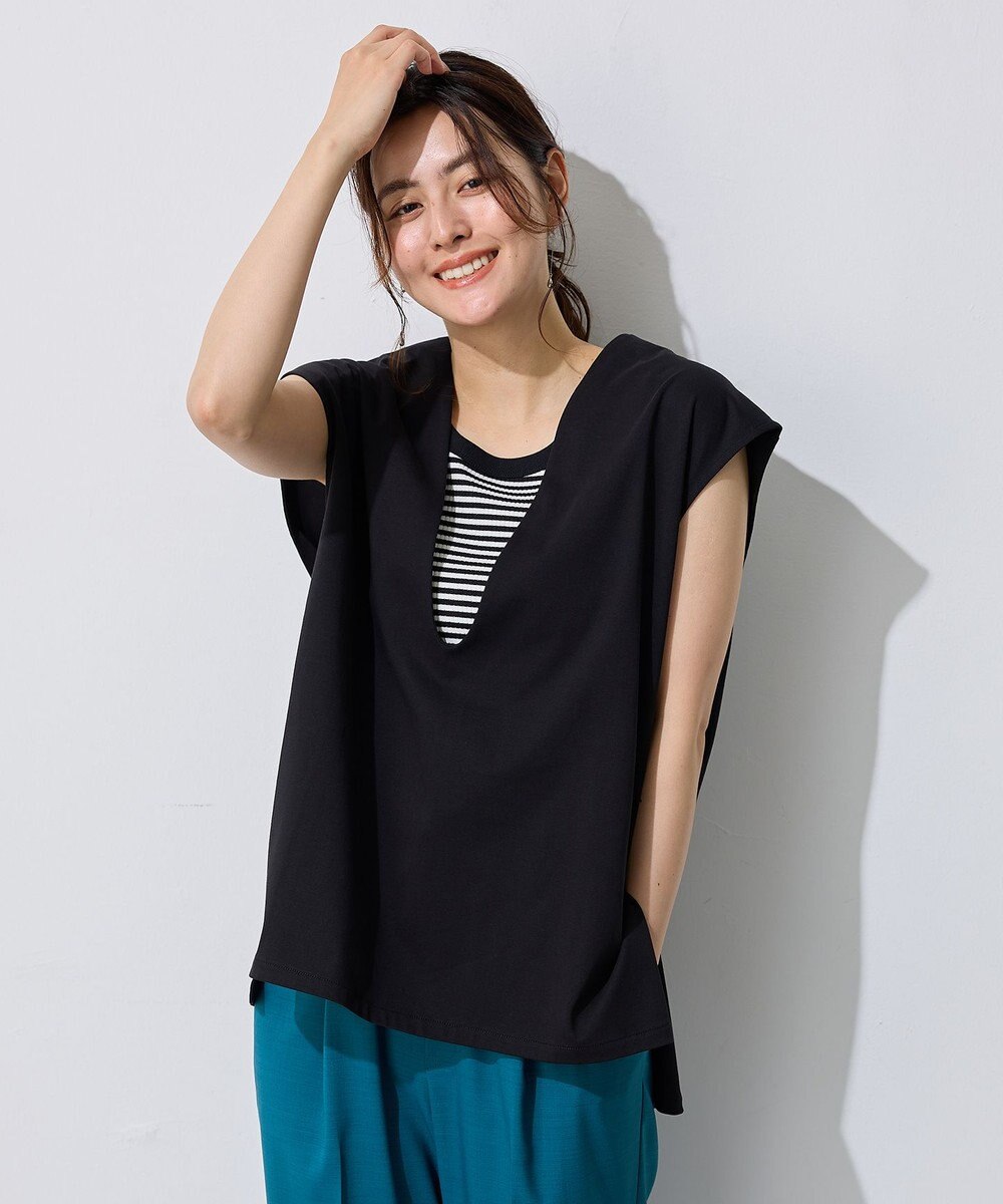 ANY L Ｖネックチュニック 