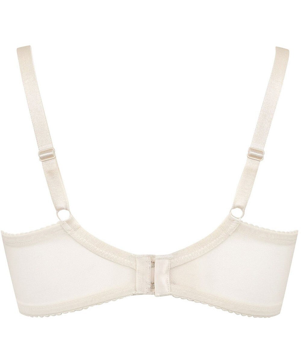 WACOAL 【リボンブラ 脇すっきり】 ブラジャー 脇高設計 着やせシルエット 谷間をメイクしてキープ Gカップまで対応 大きいサイズ レディース BRB433 /ワコール 