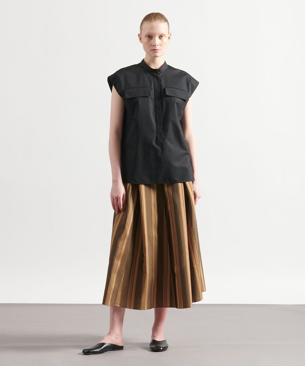 JOSEPH 【洗える】ポプリン　ノースリーブブラウス 