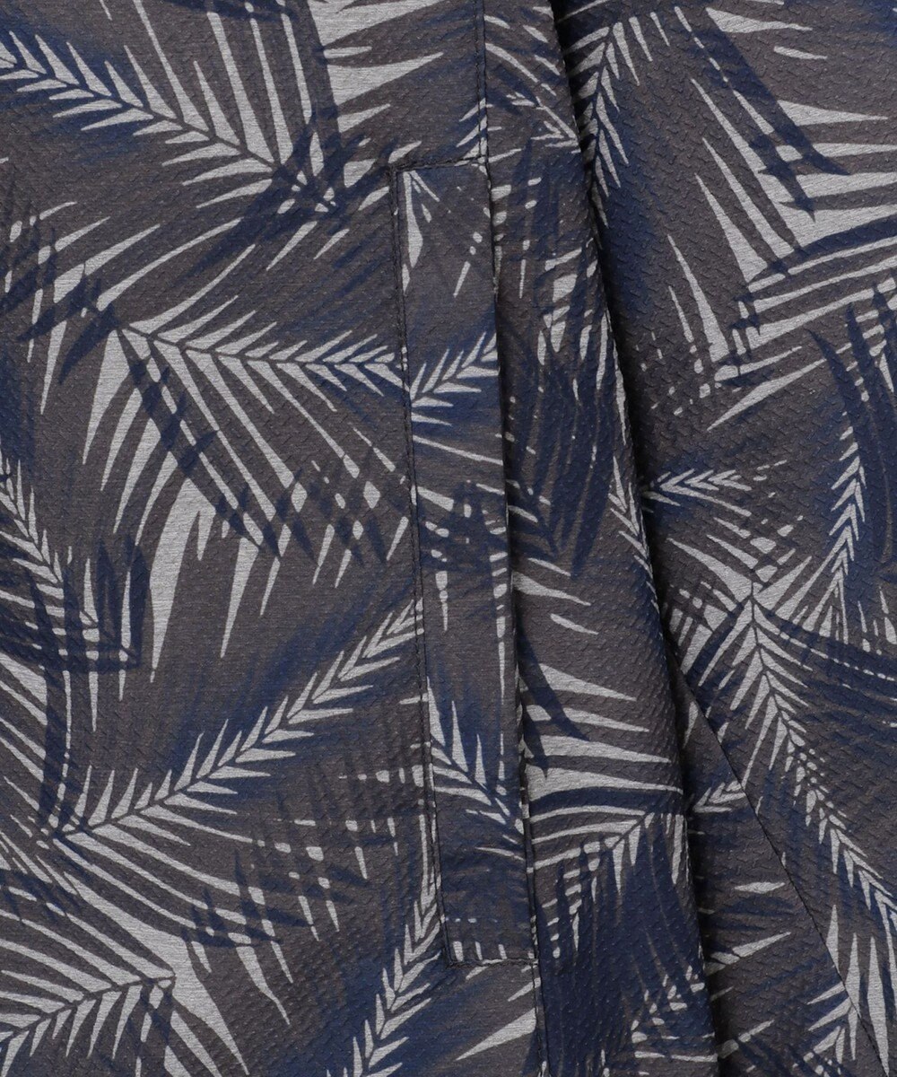 JOSEPH ABBOUD MOUNTAIN 【UNISEX】3Dエンボスリーフ パーカー 