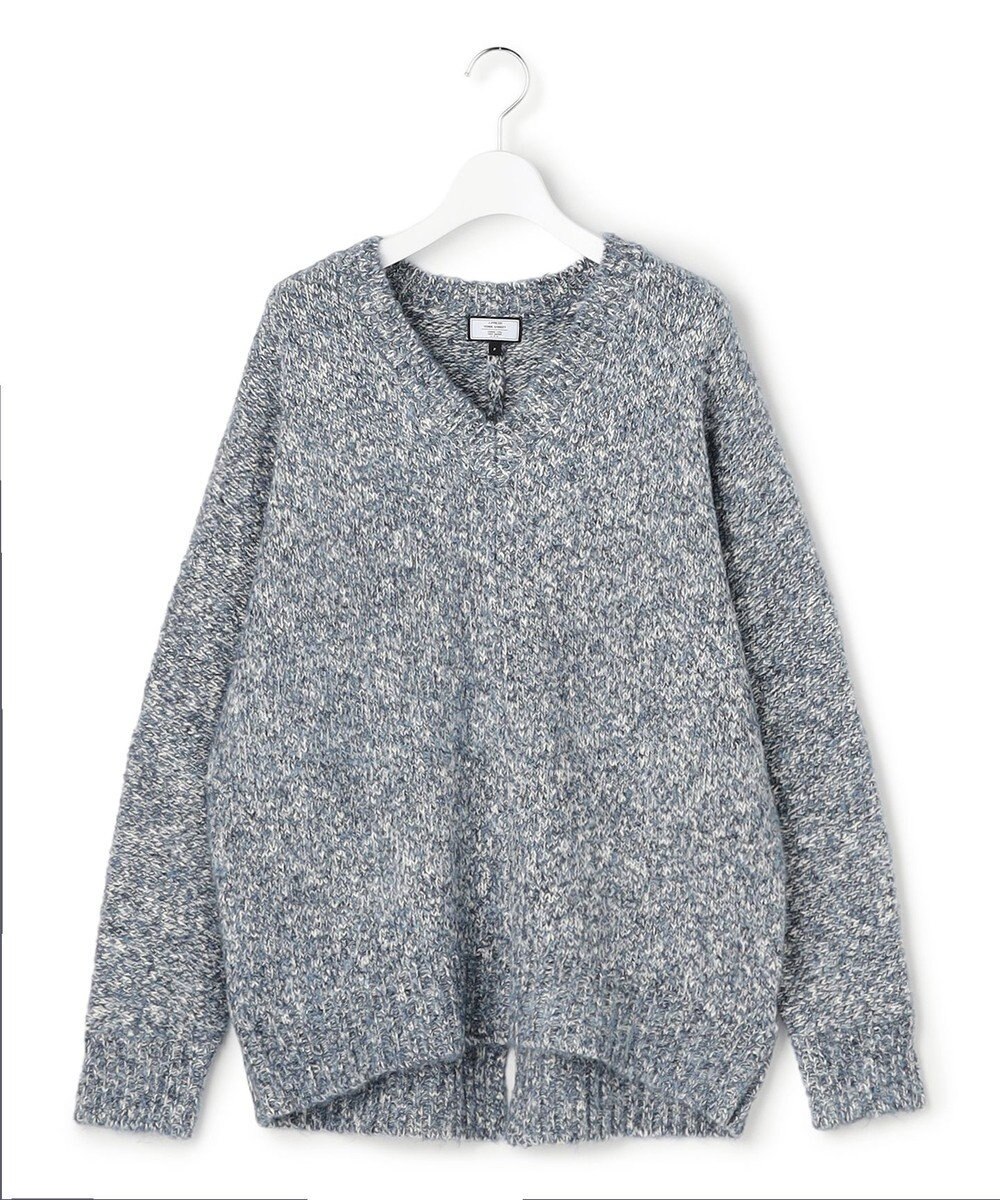 J.PRESS YORK STREET 【WOMEN】ファンシーヤーン Vネックニット 