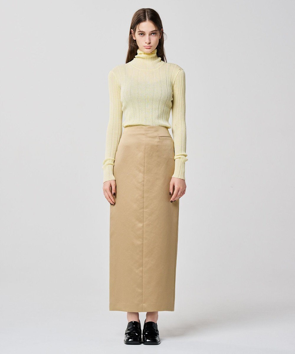 uncrave シアーニット タートルネック トップス（uncrave WHITE） 