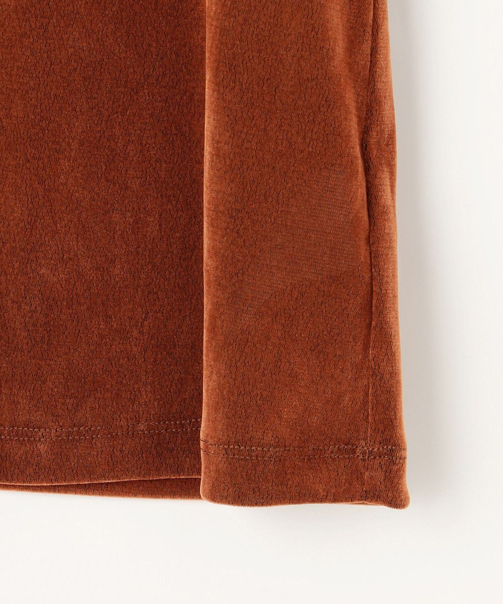 ANY SIS S 【洗える】チュールベロア プルオーバー 