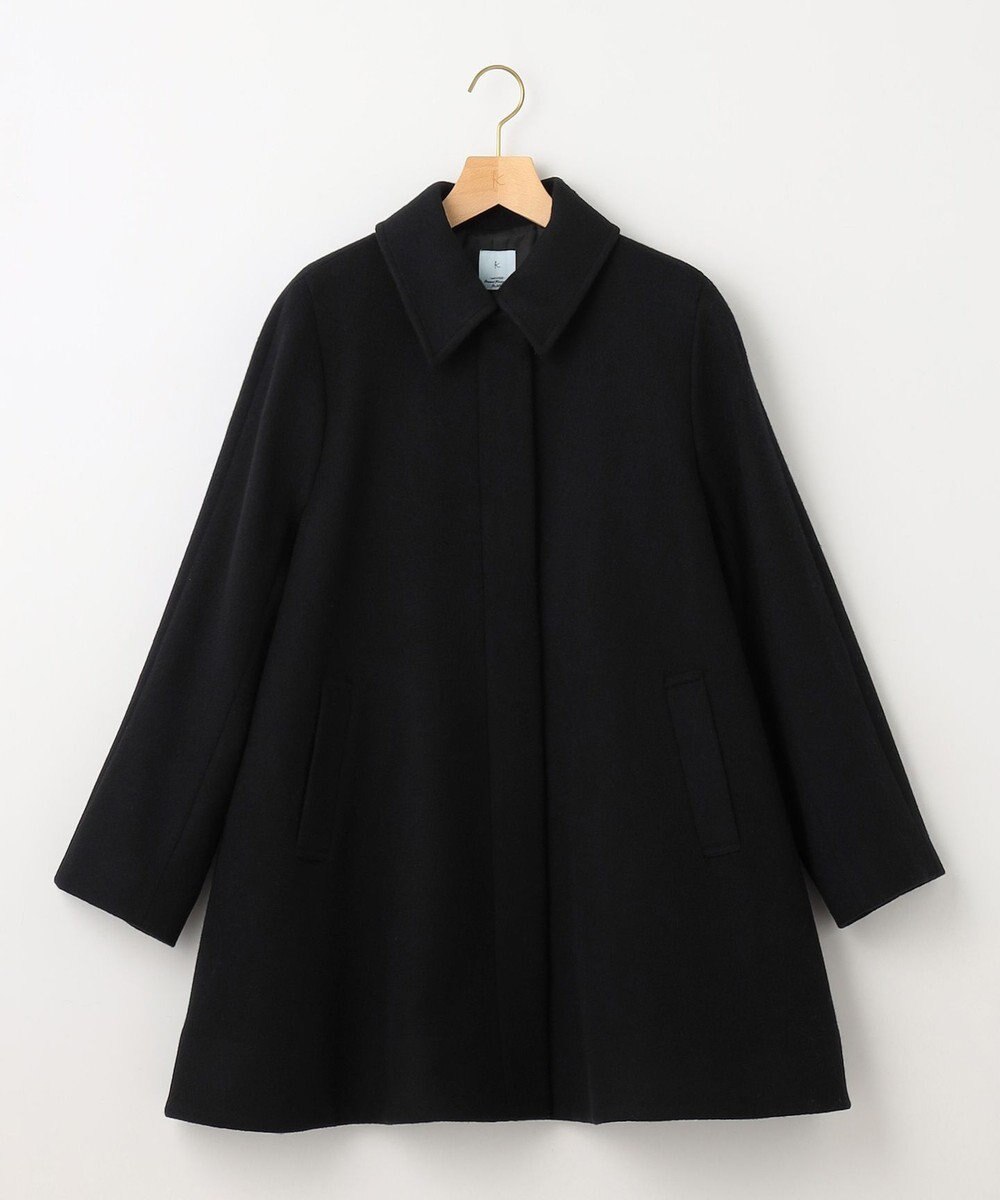 組曲 ショートビーバー ステンカラー コート 