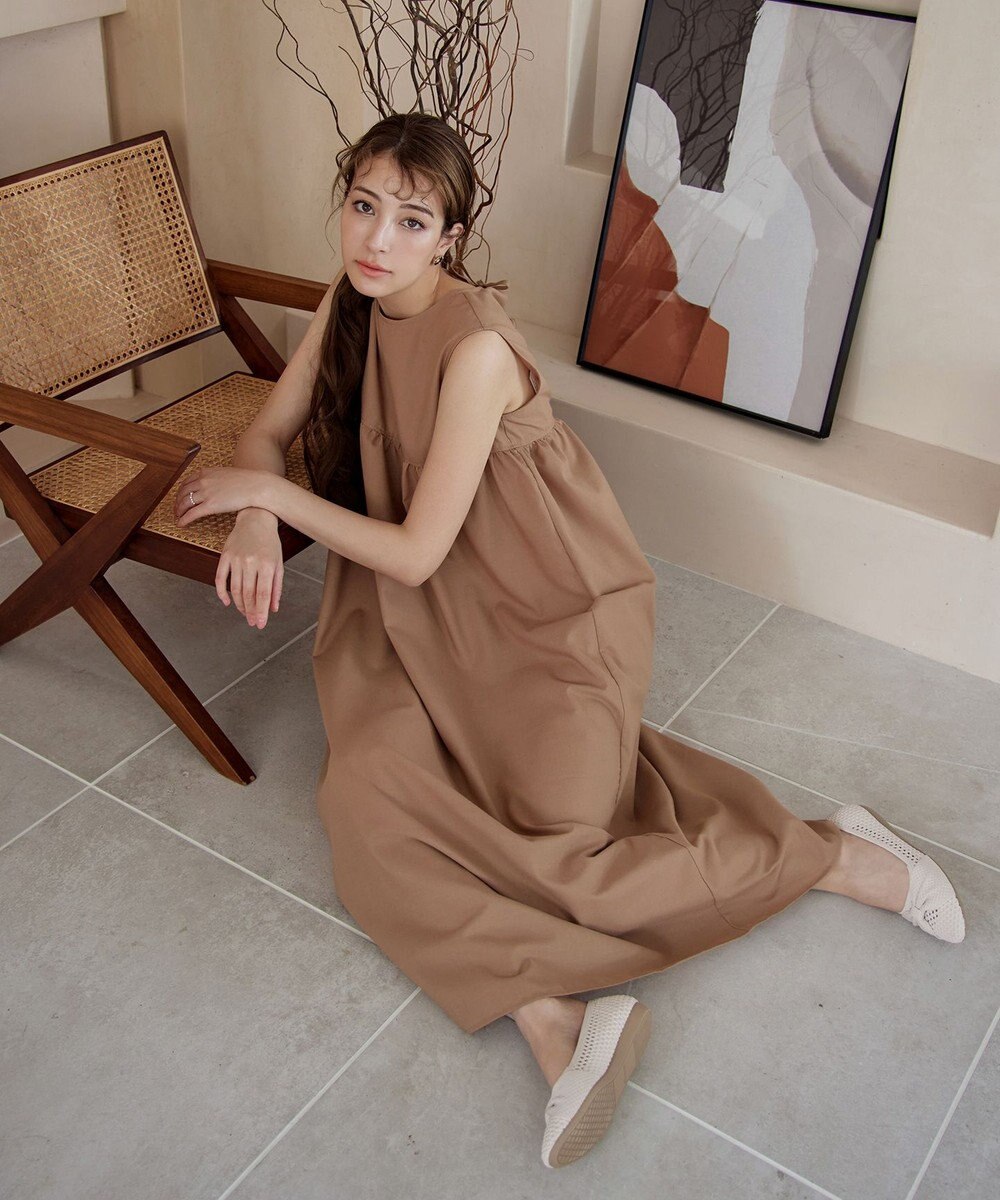 Tiaclasse 【小倉優子さん着用】リボンニットフラットパンプス 