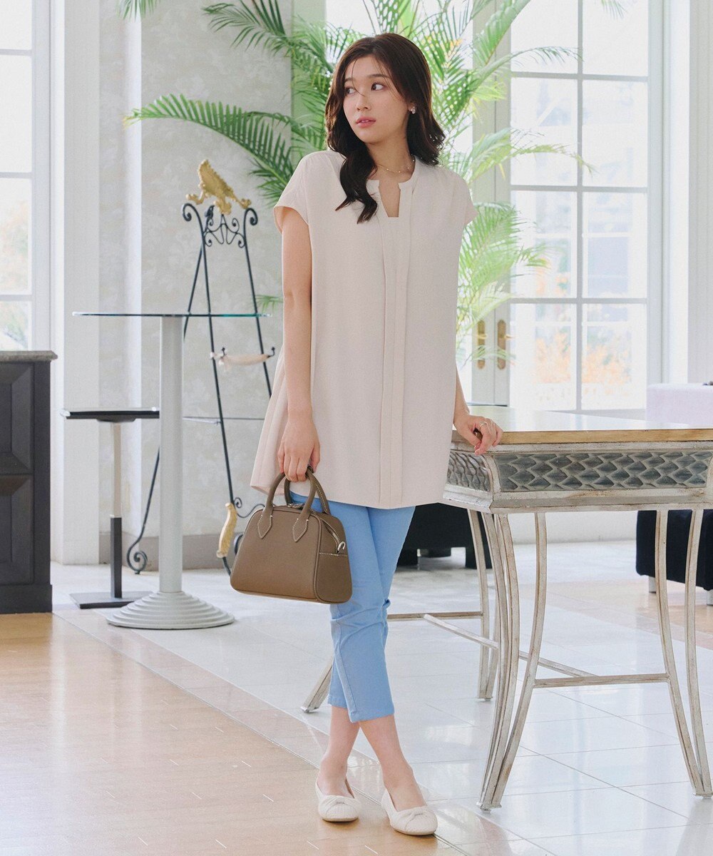 Tiaclasse 【小倉優子さん着用】リボンニットフラットパンプス 