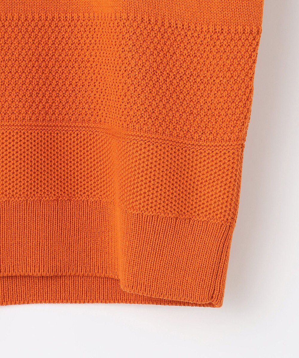 自由区 【洗える】コットンポリミドルゲージ ニット 