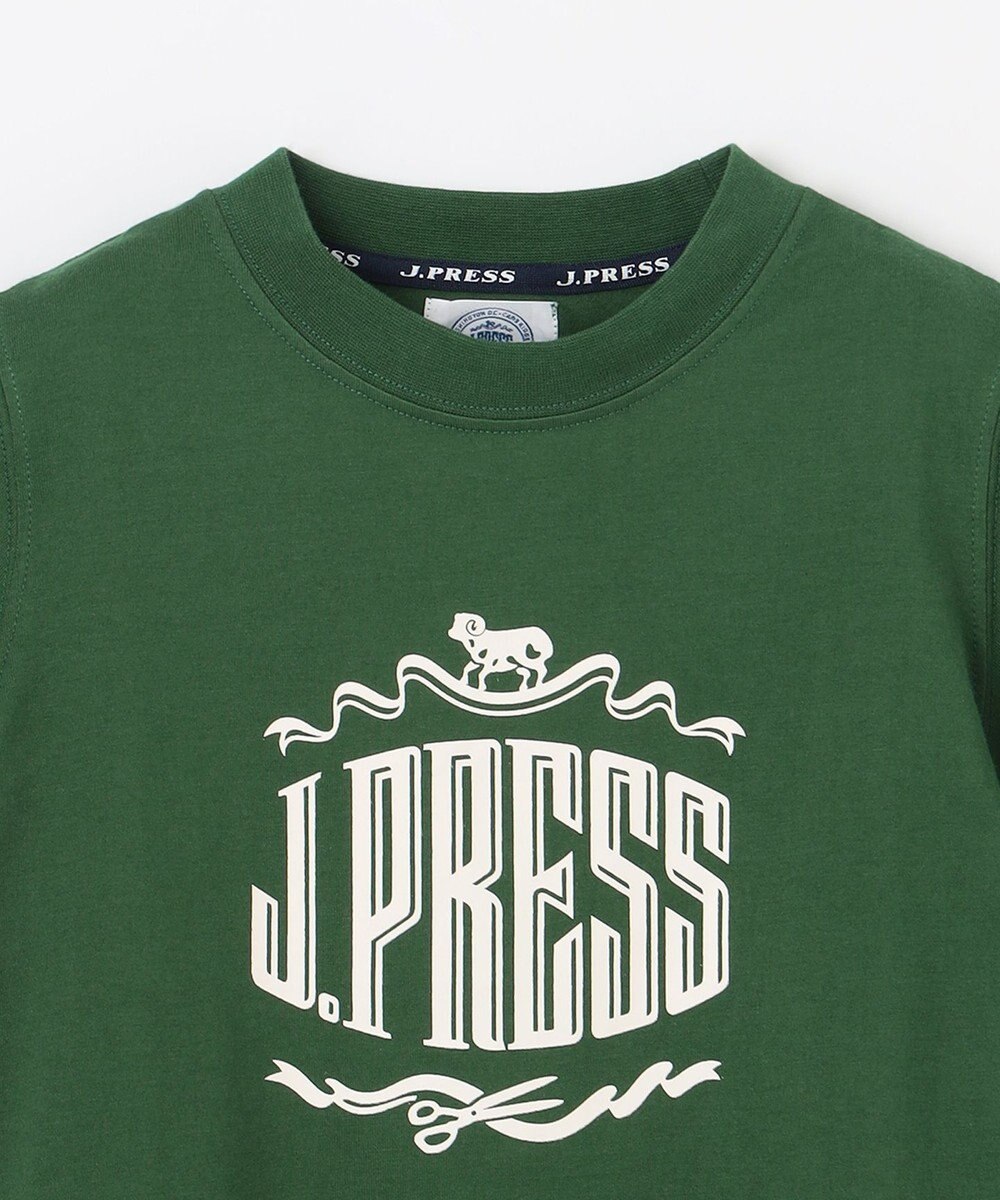 J.PRESS KIDS  【90-130cm】 50/2天竺ロゴＴシャツ 